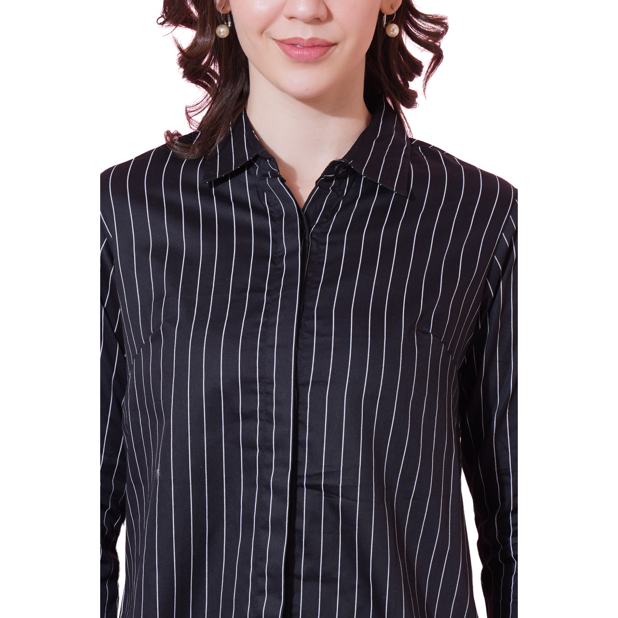 Black Stripe Formal Shirt