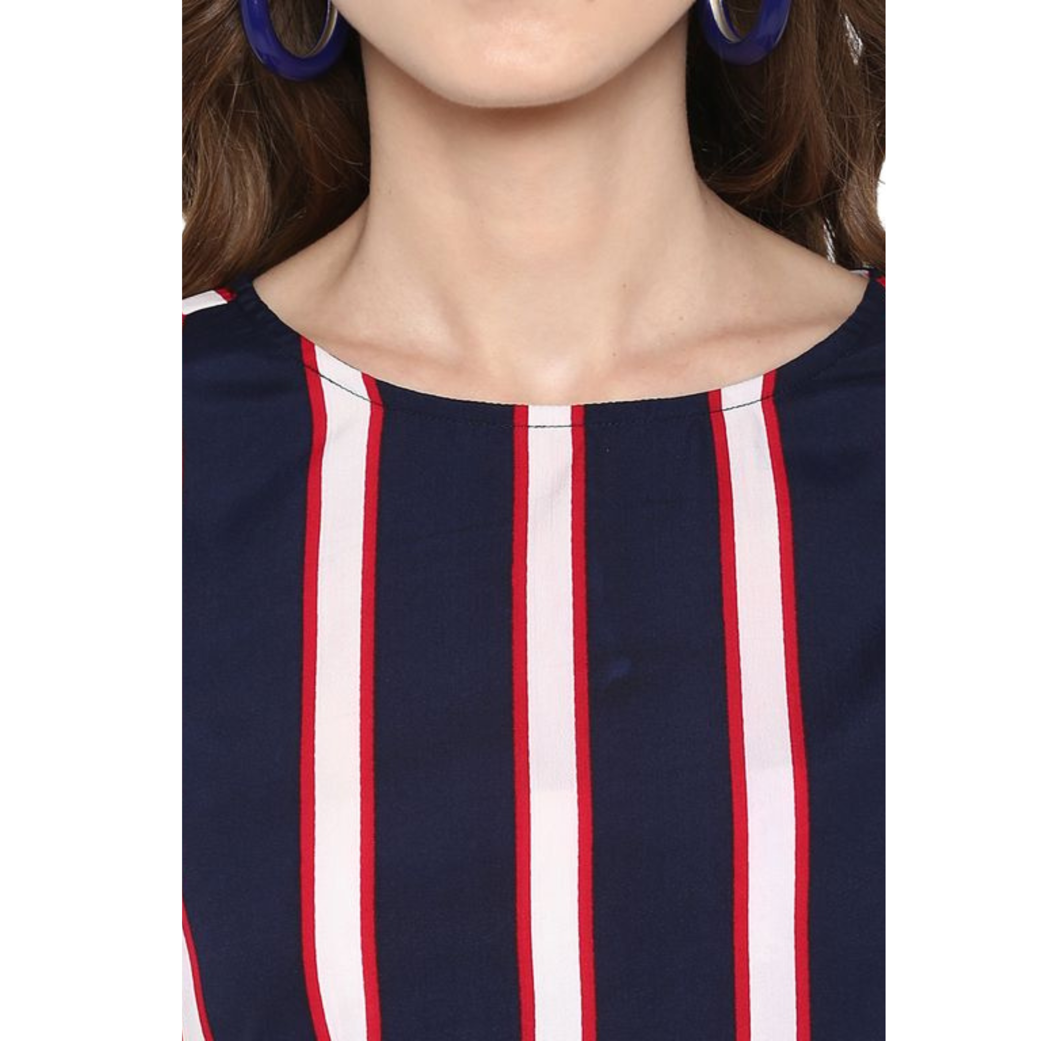 Blue Stripe Top