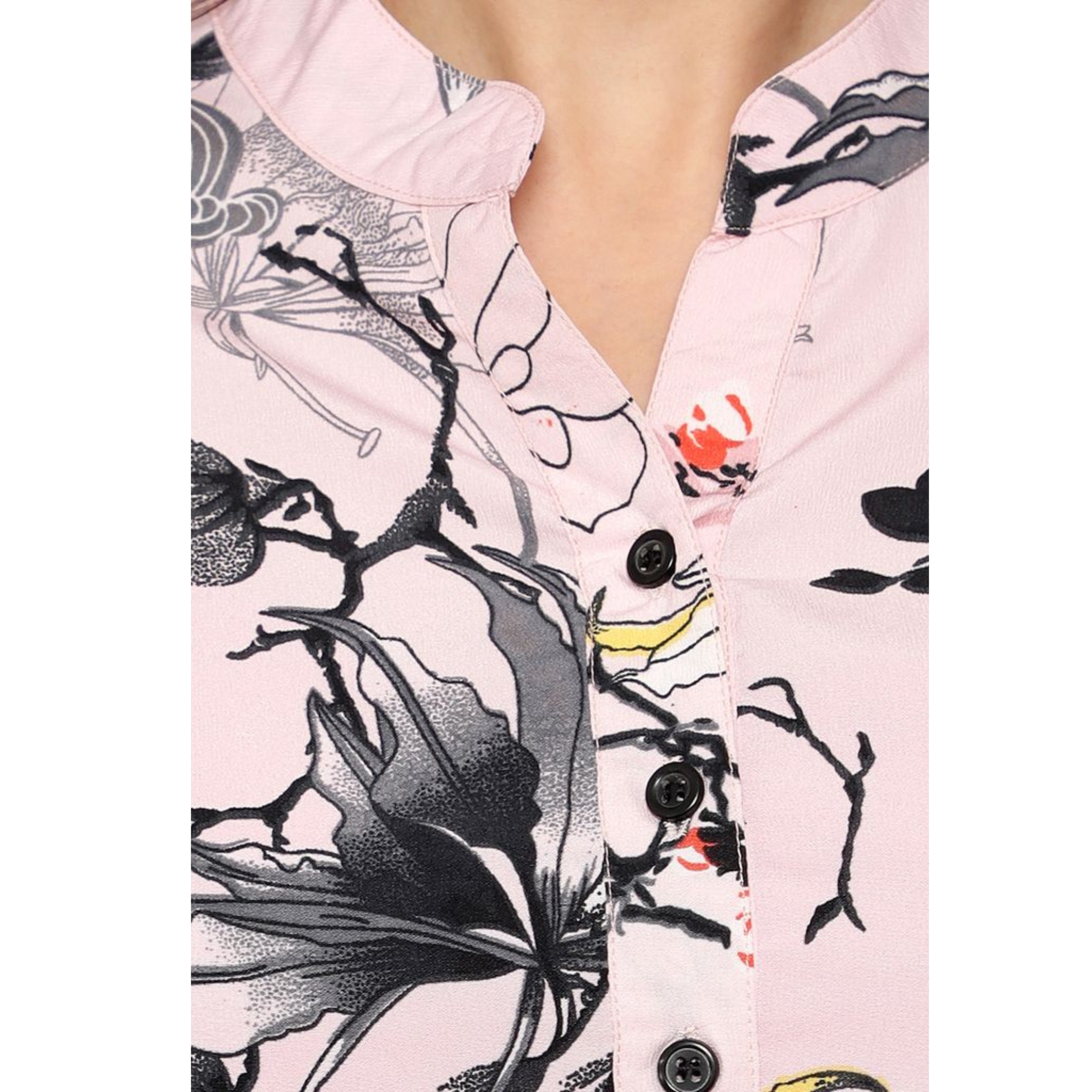 Pink Floral Print Tunic
