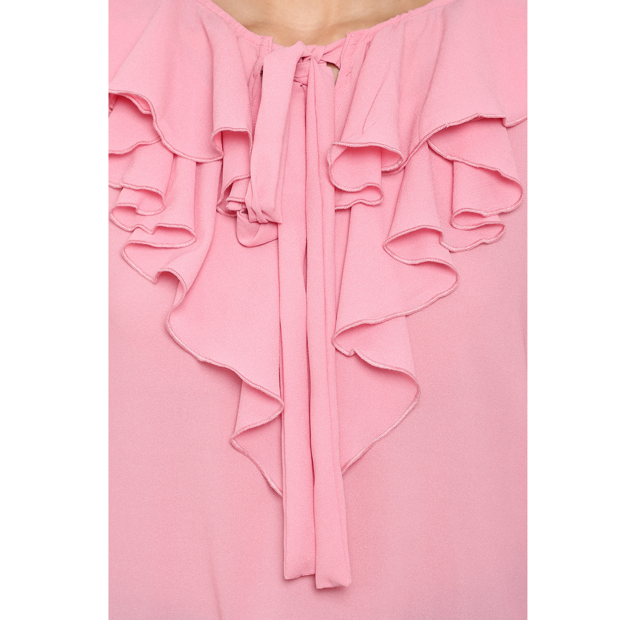 Pink Flared Top