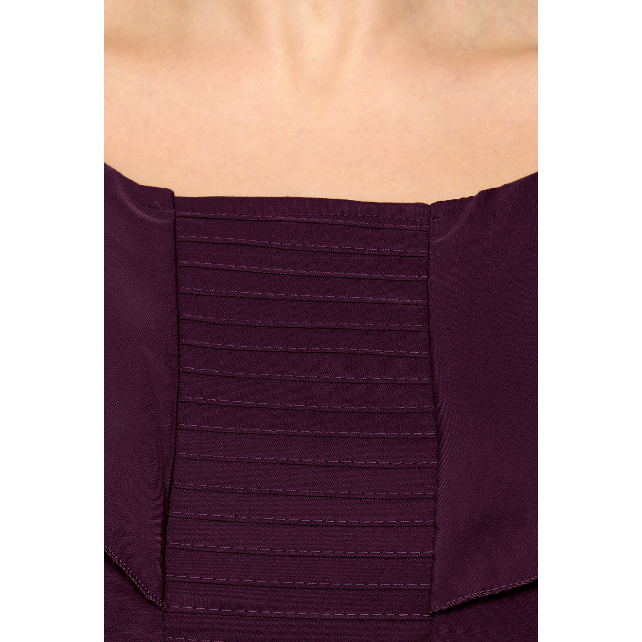 Purple Solid Maxi Dress