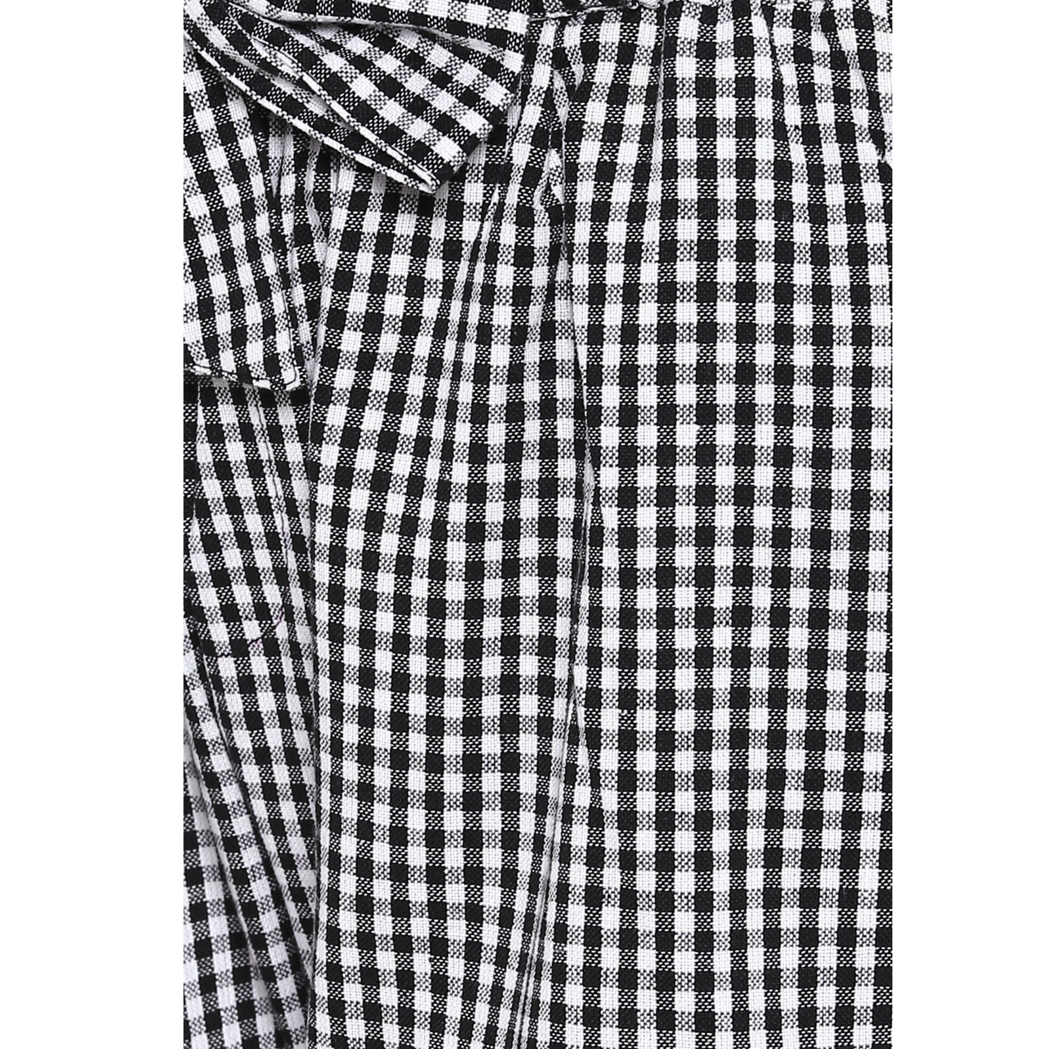Black And White Checkered Shorts