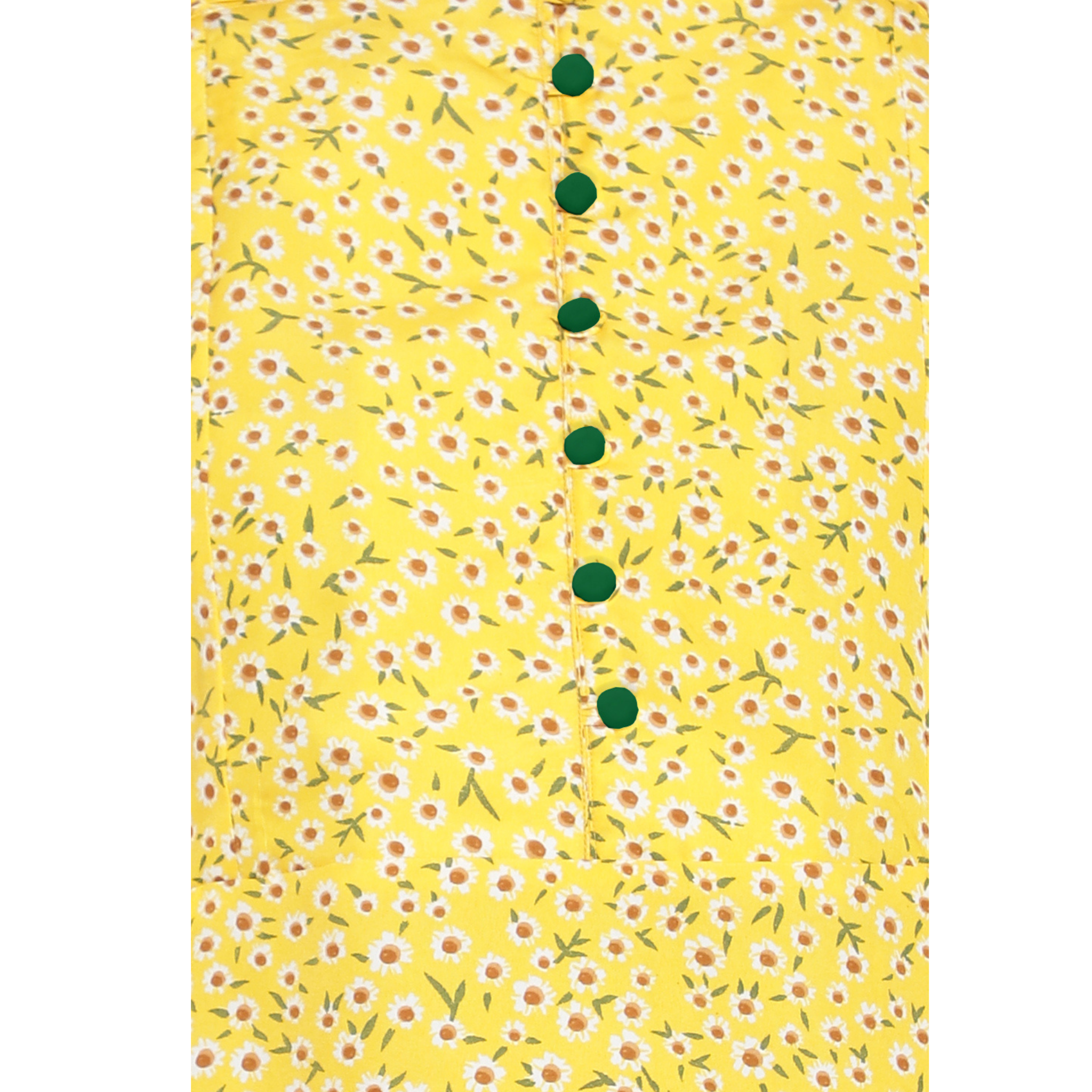 Yellow Floral Print Top