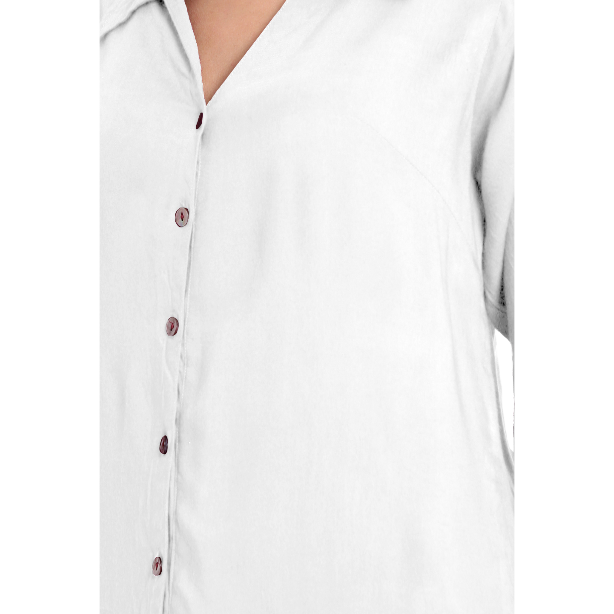 White Longline Shirt