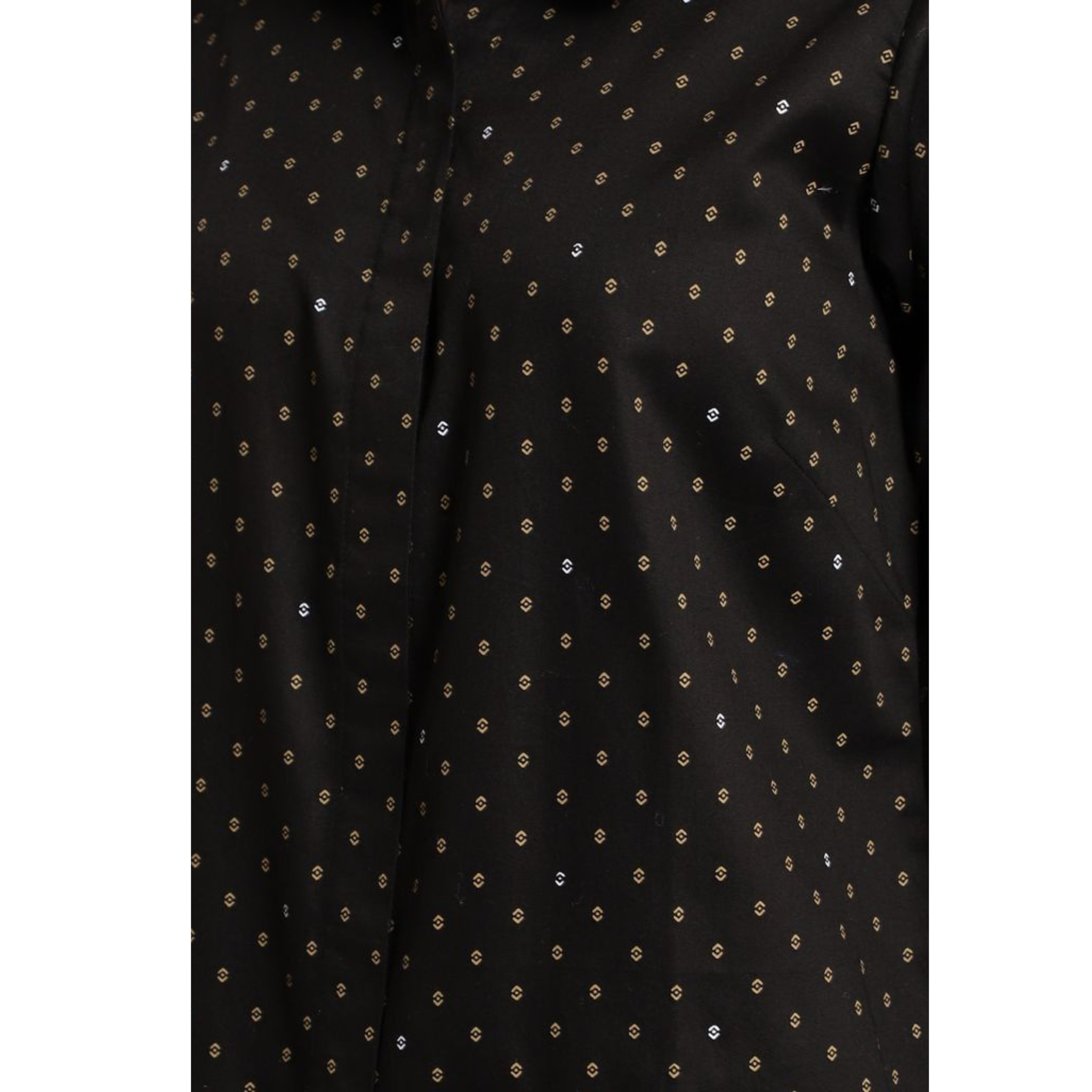 Black Print Formal Shirt