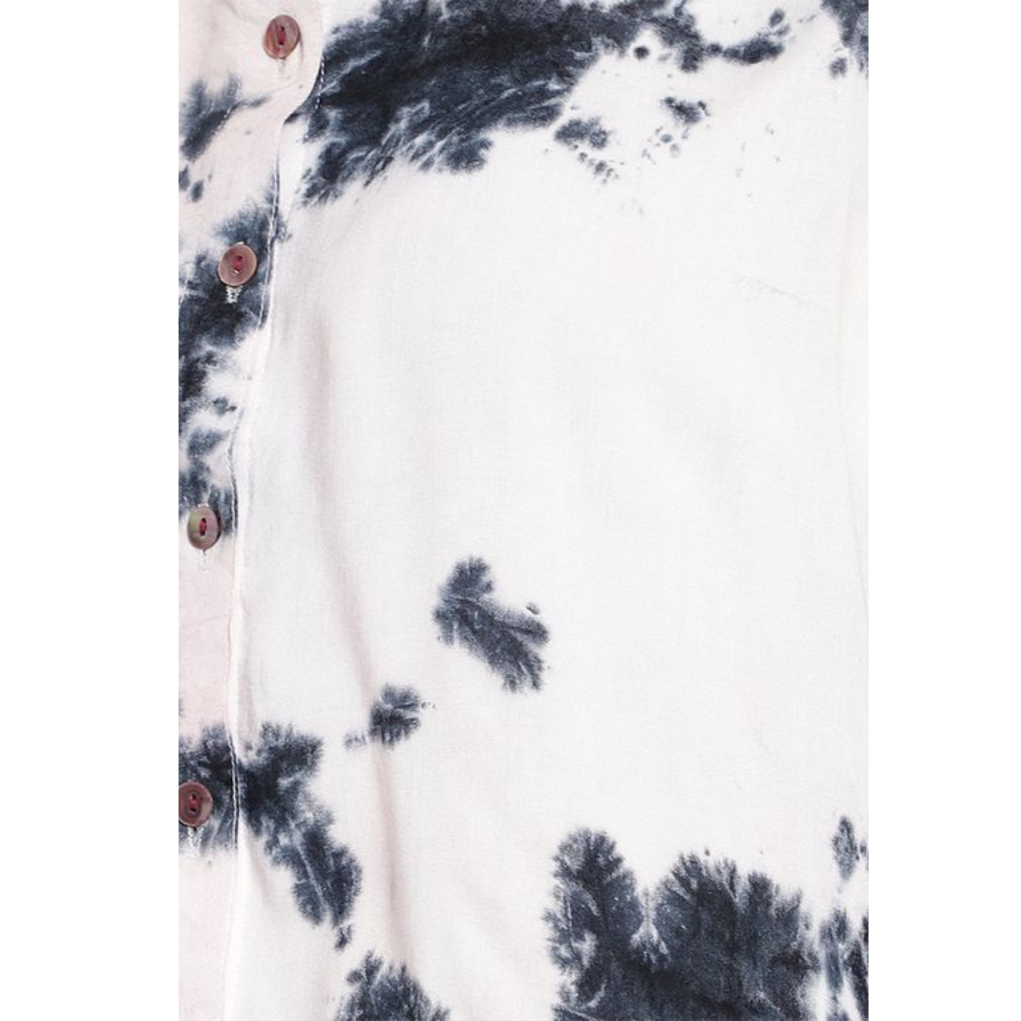 Black and White Tie Dye Shirt