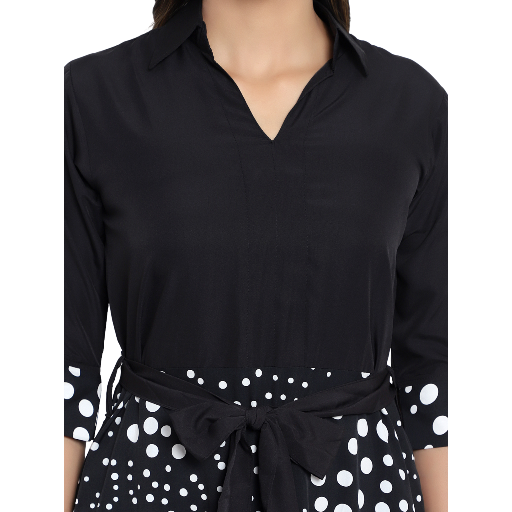 Black & White Polka Dot Dress