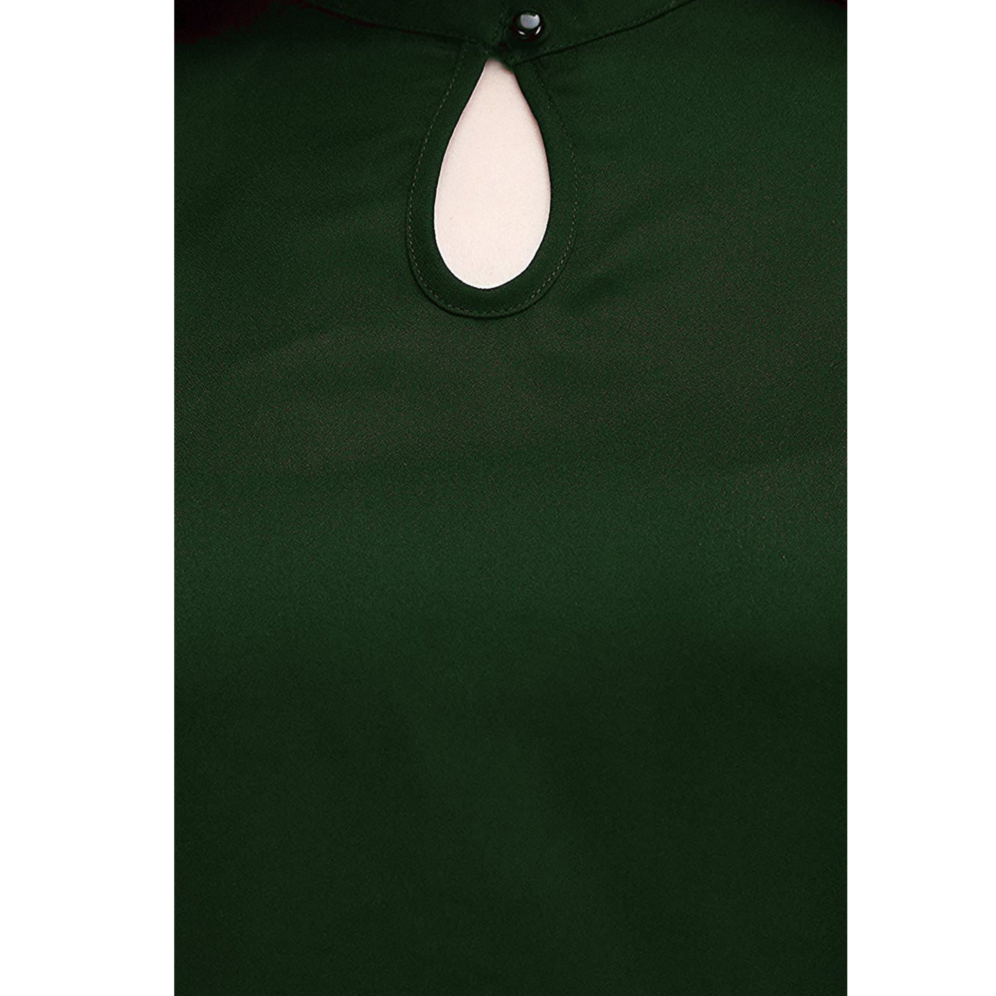 Green Georgette Top
