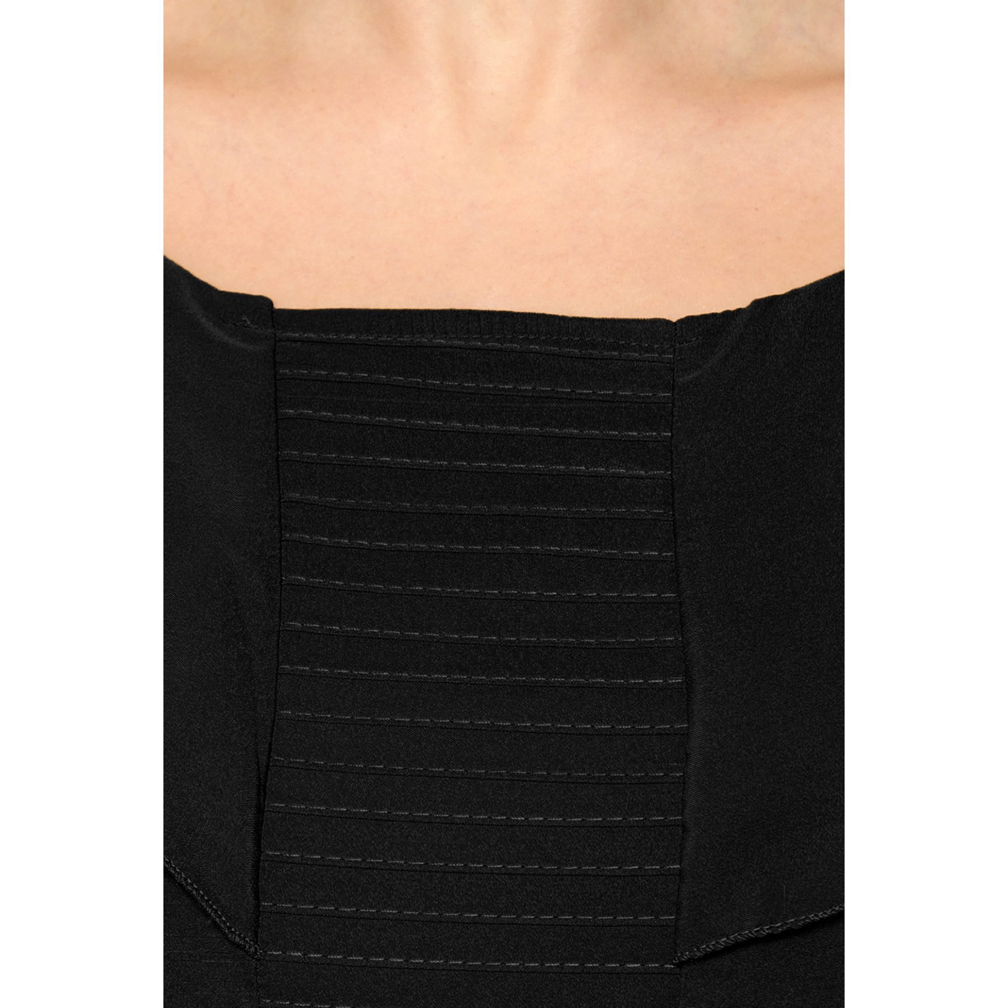 Black Solid Maxi Dress