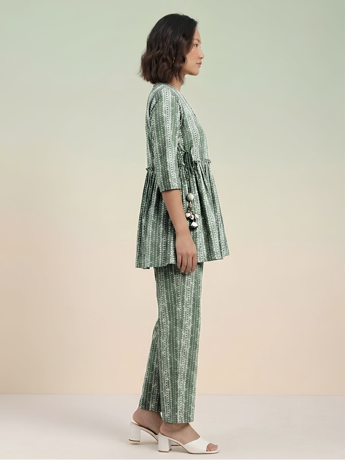 Green Hand Block Co-Ord Set