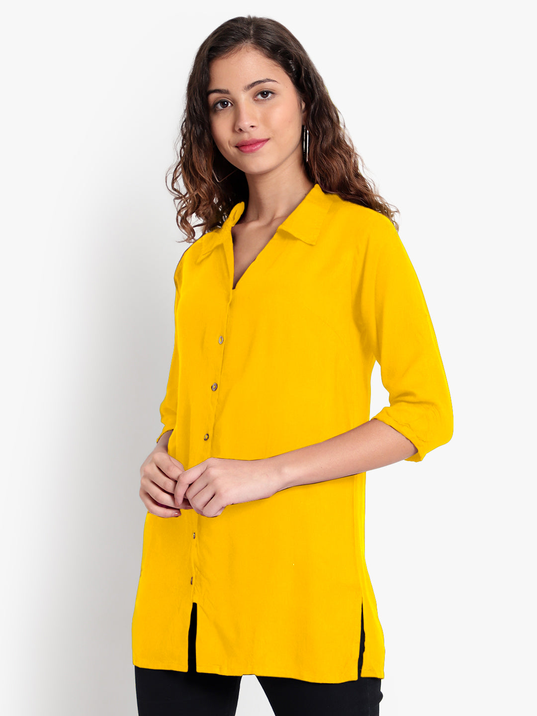 Yellow Longline Shirt