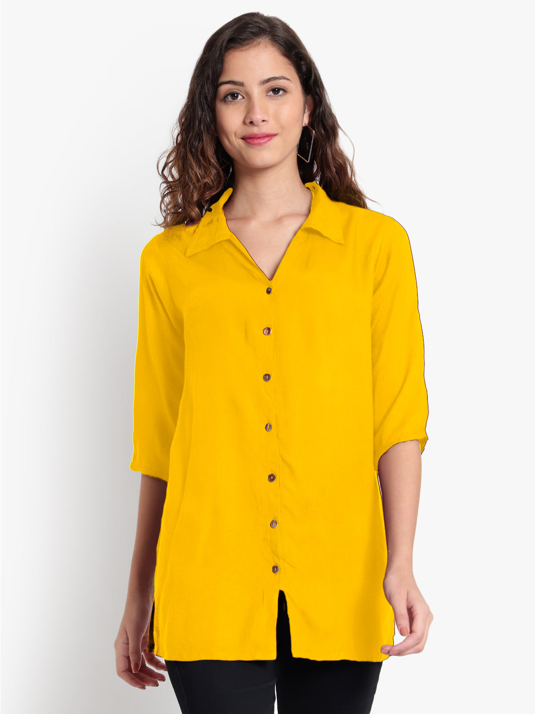 Yellow Longline Shirt