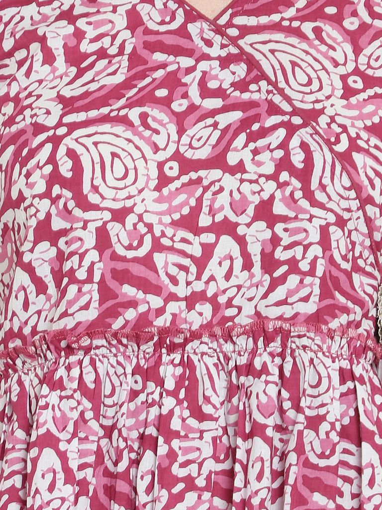 Pink Hand Block Print Co-Ord Set