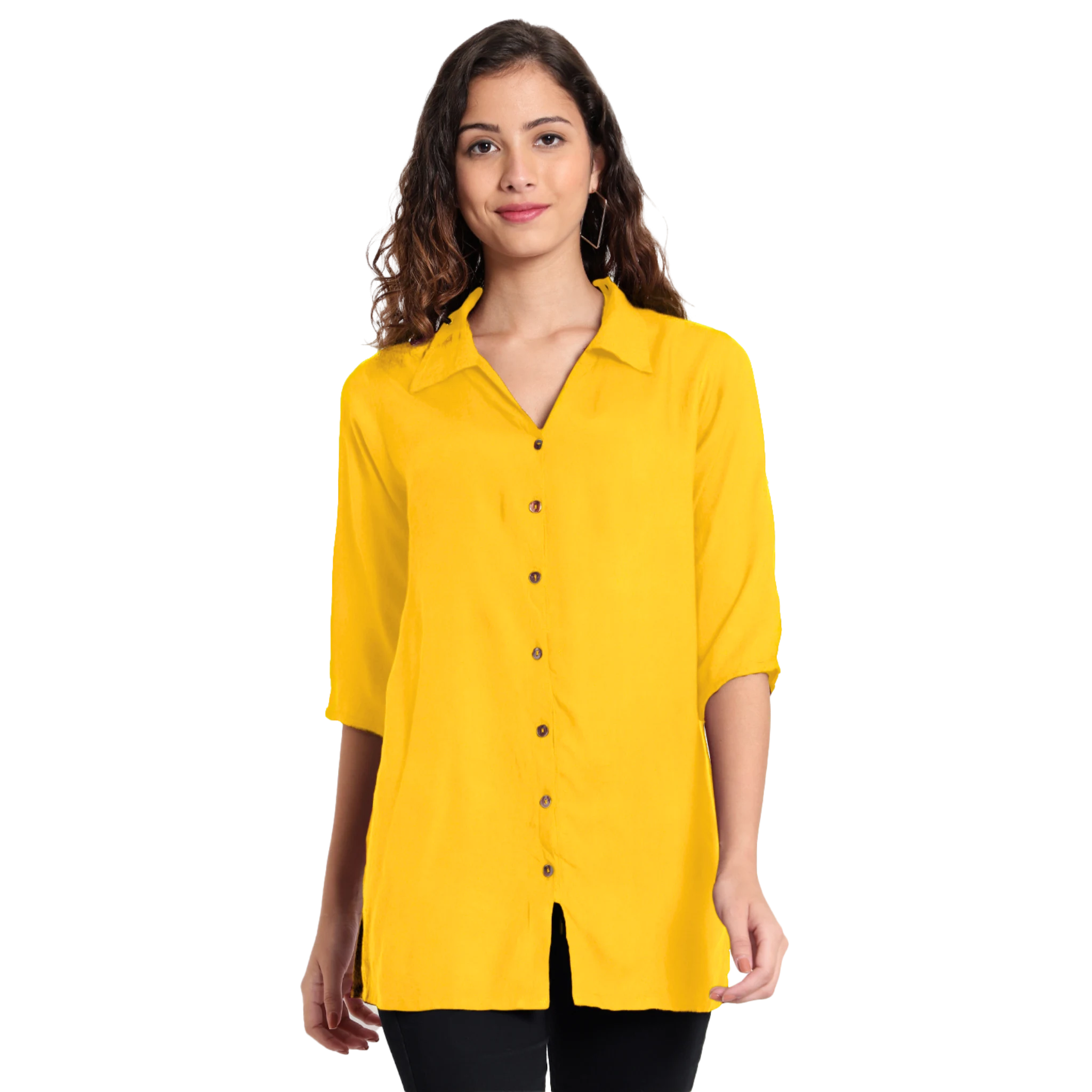 Yellow Longline Shirt