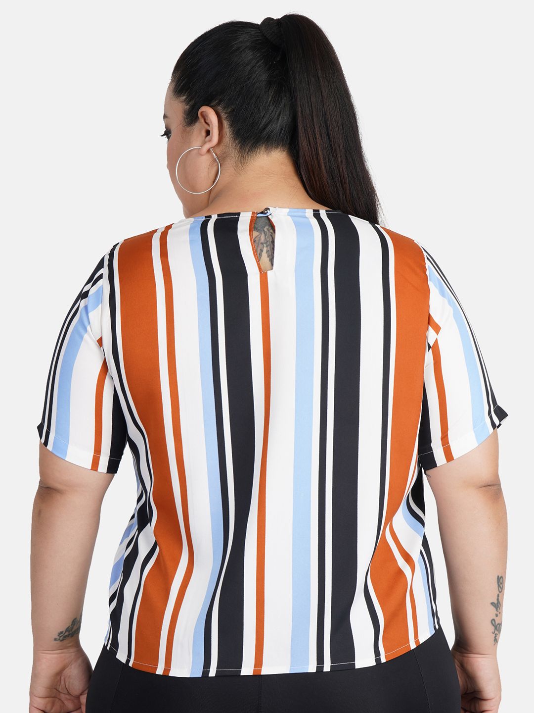 Multicolor Stripe Top — view 5