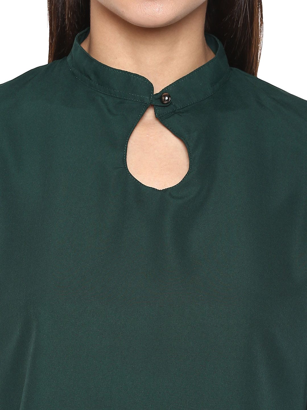 Green Georgette Top — view 2