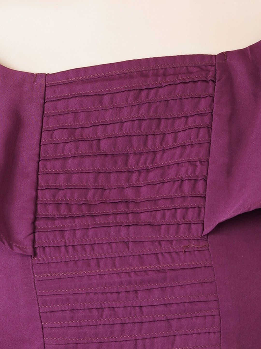 Purple Solid Maxi Dress — view 8
