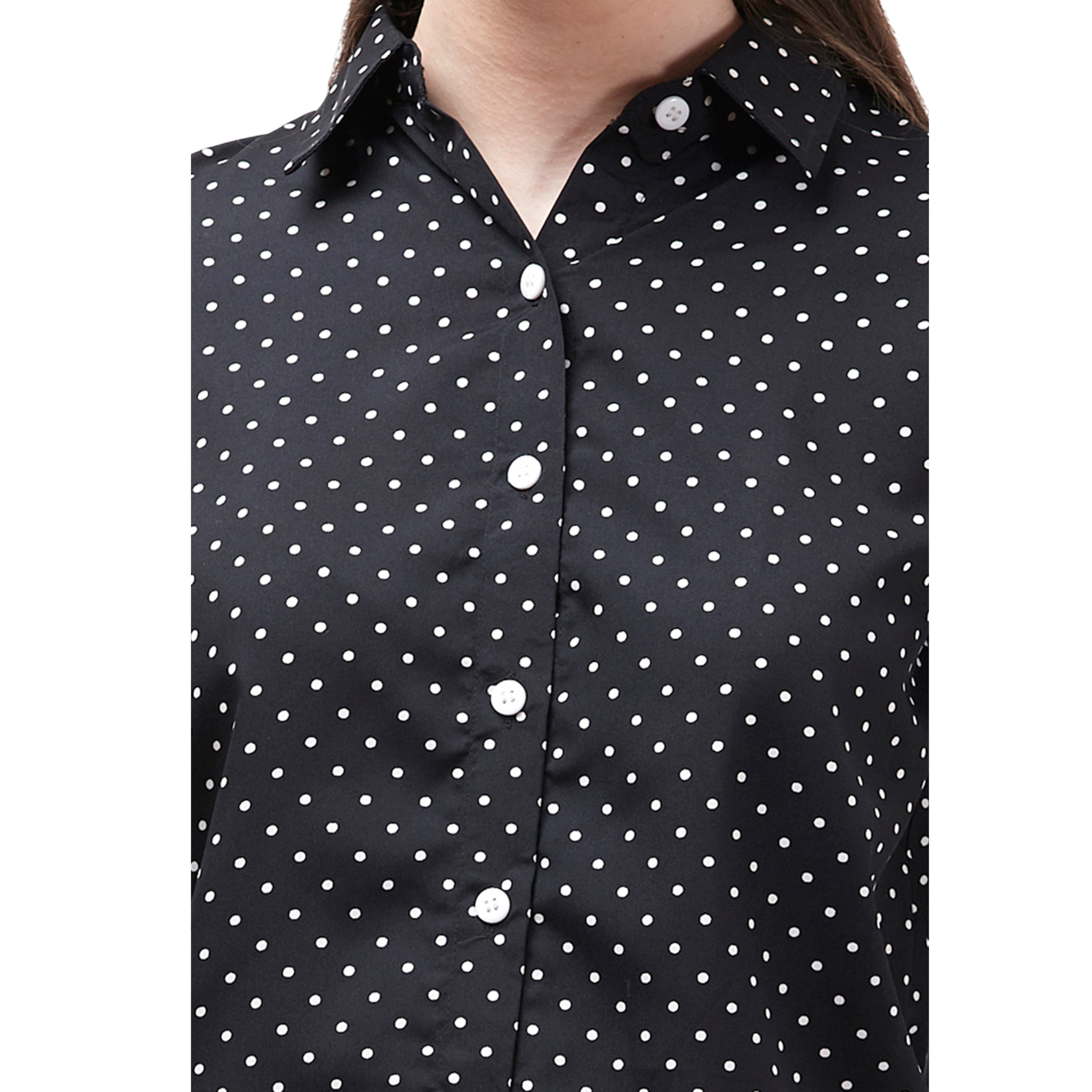 Black Polka Dot Shirt