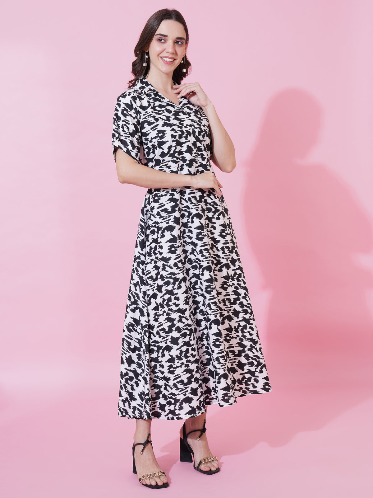 Black and White Maxi Dress