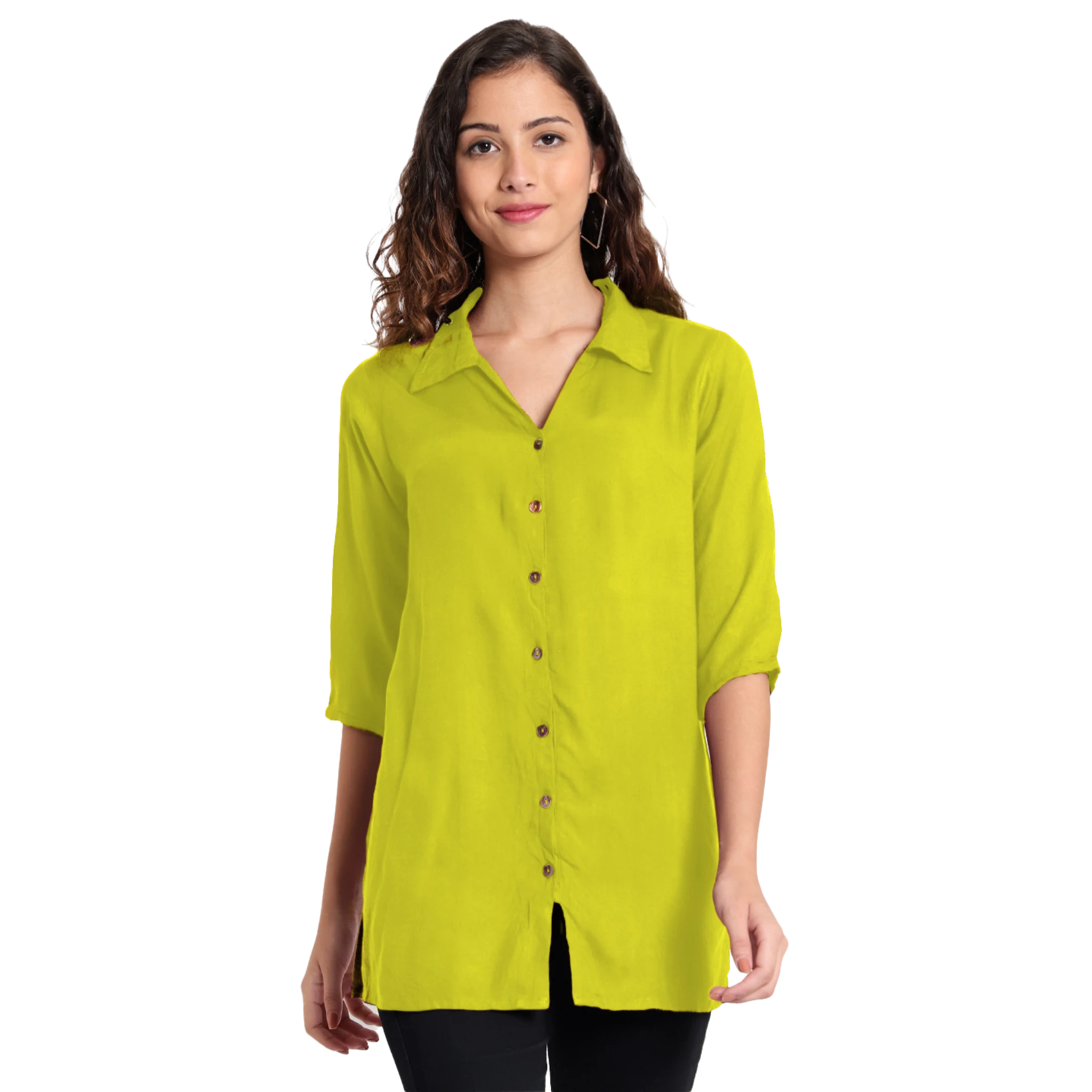 Light Green Longline Shirt