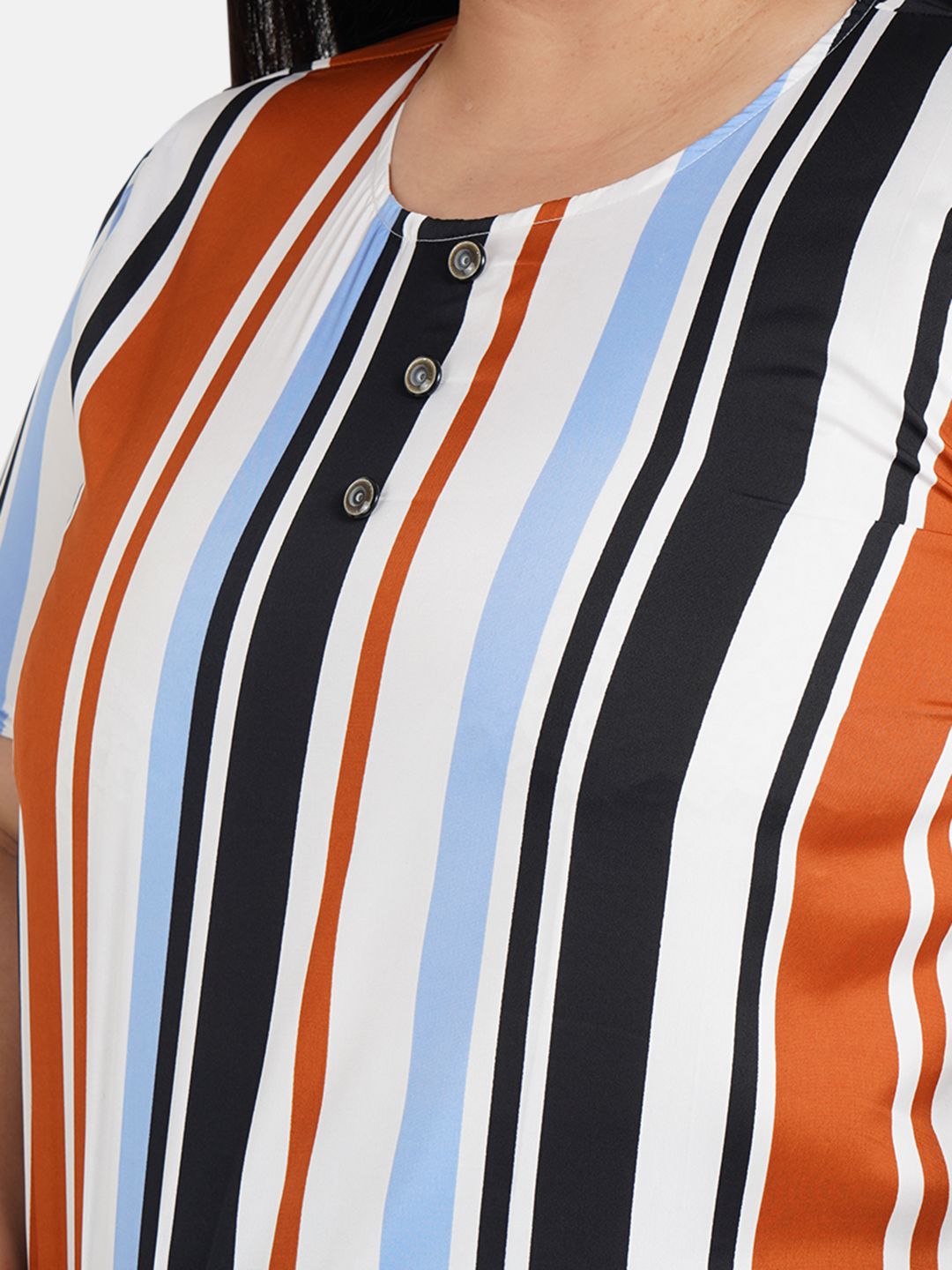 Multicolor Stripe Top — view 2
