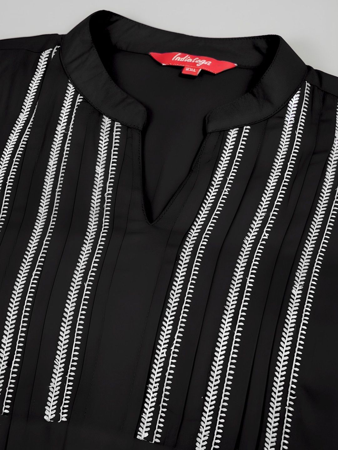 Black Embroidered Tunic — view 7