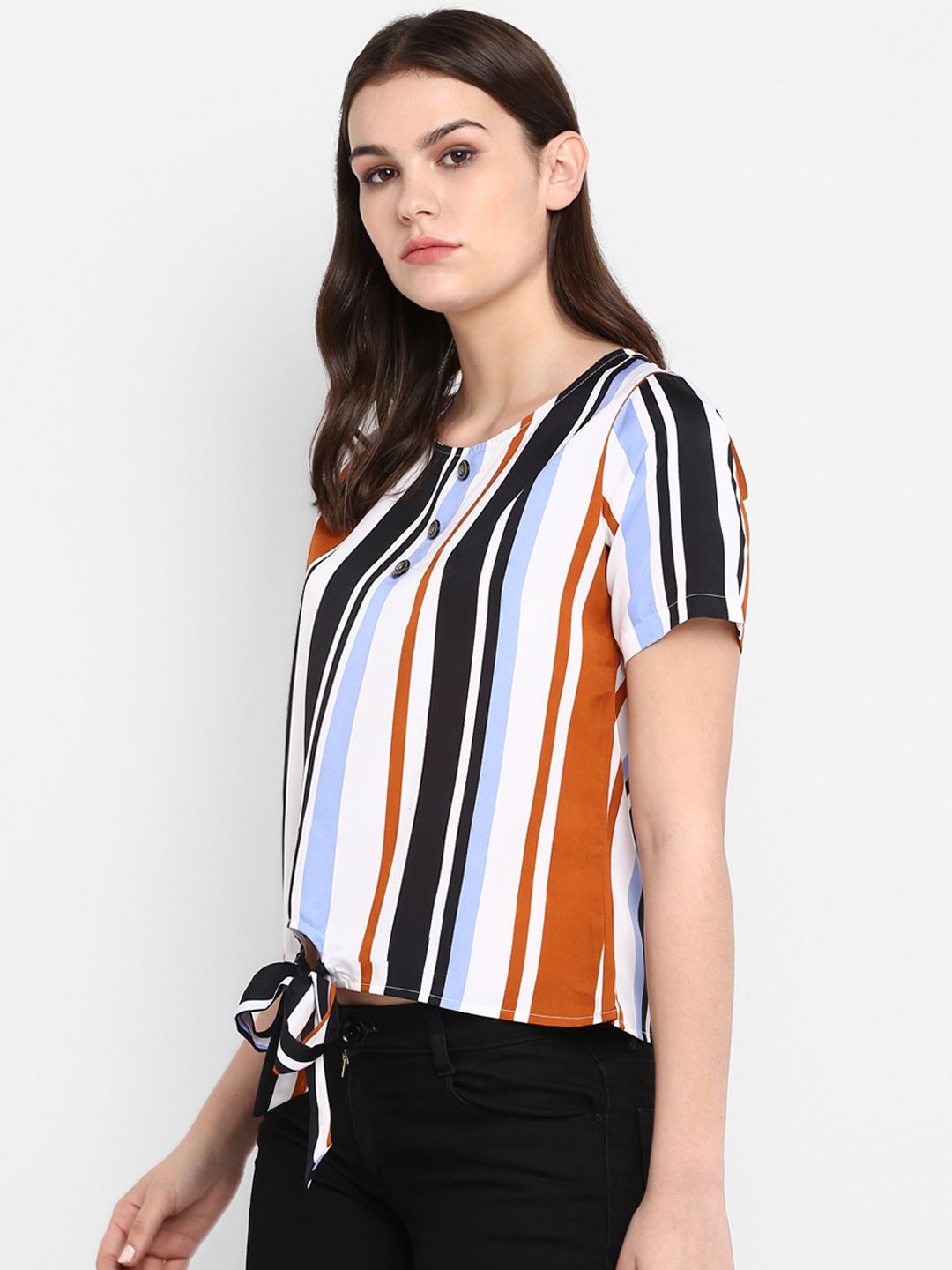 Multicolor Stripe Top — view 9