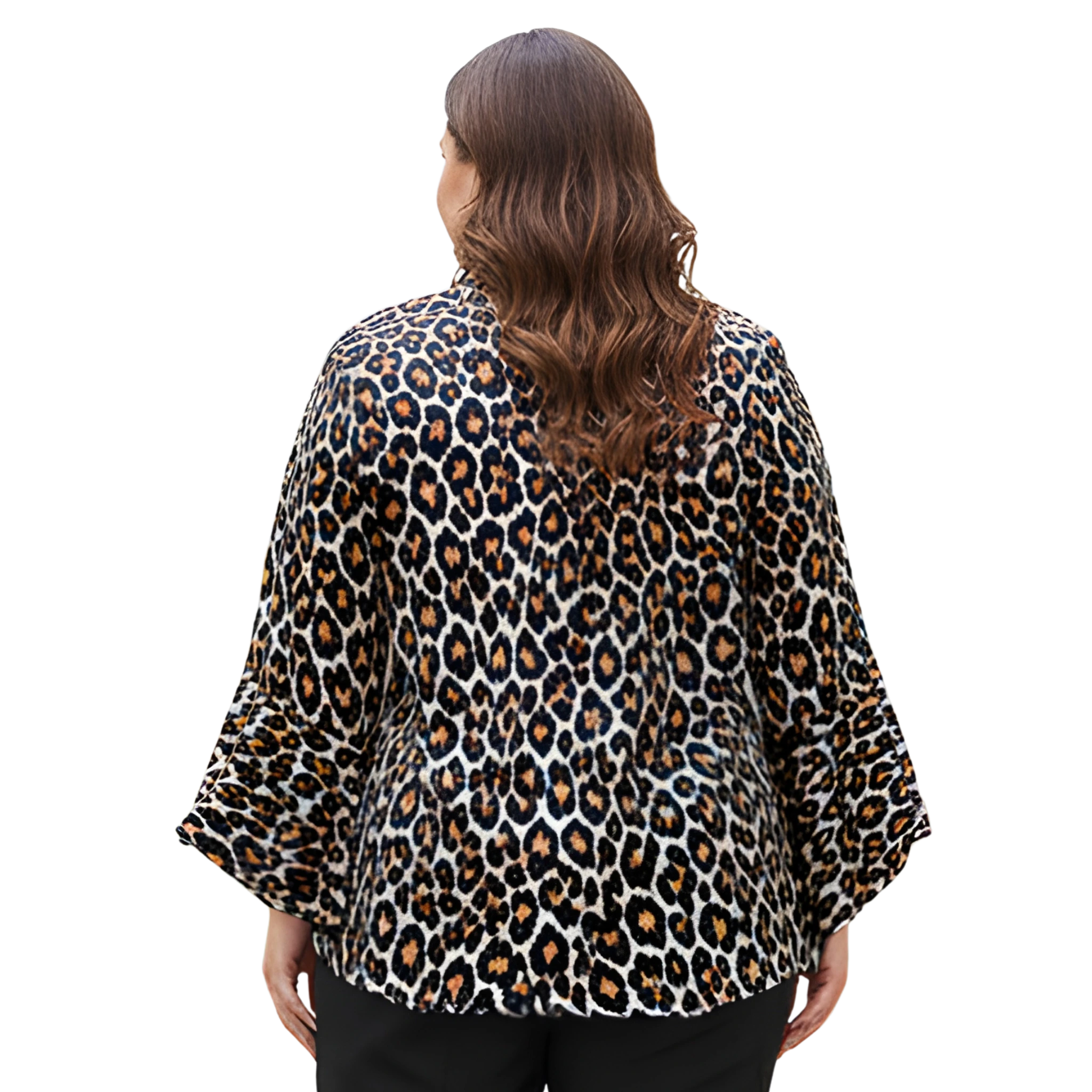 Animal Print Satin Shirt
