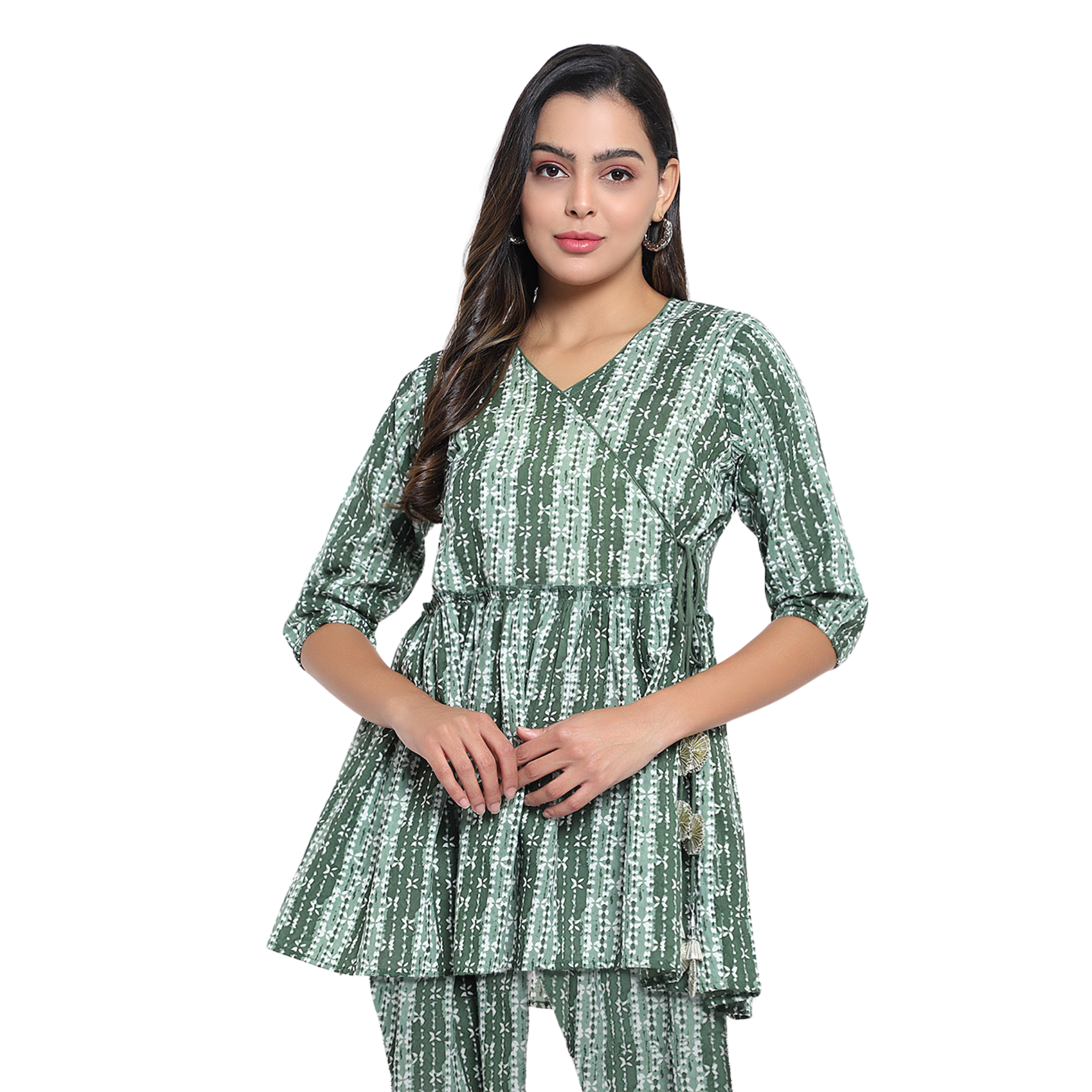 Green Hand Block Co-Ord Set