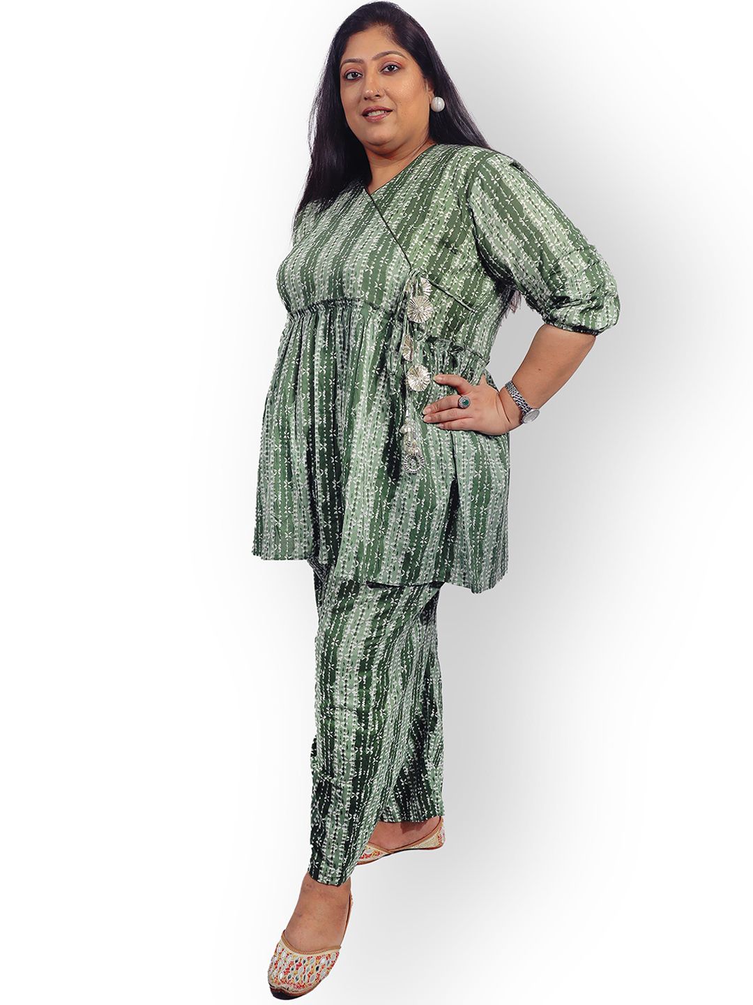 Green Hand Block Co-Ord Set — view 5