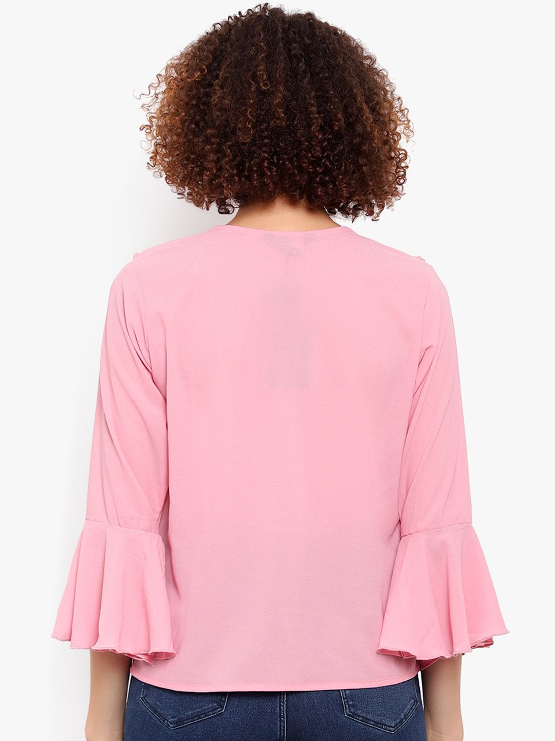 Pink Flared Top — view 4