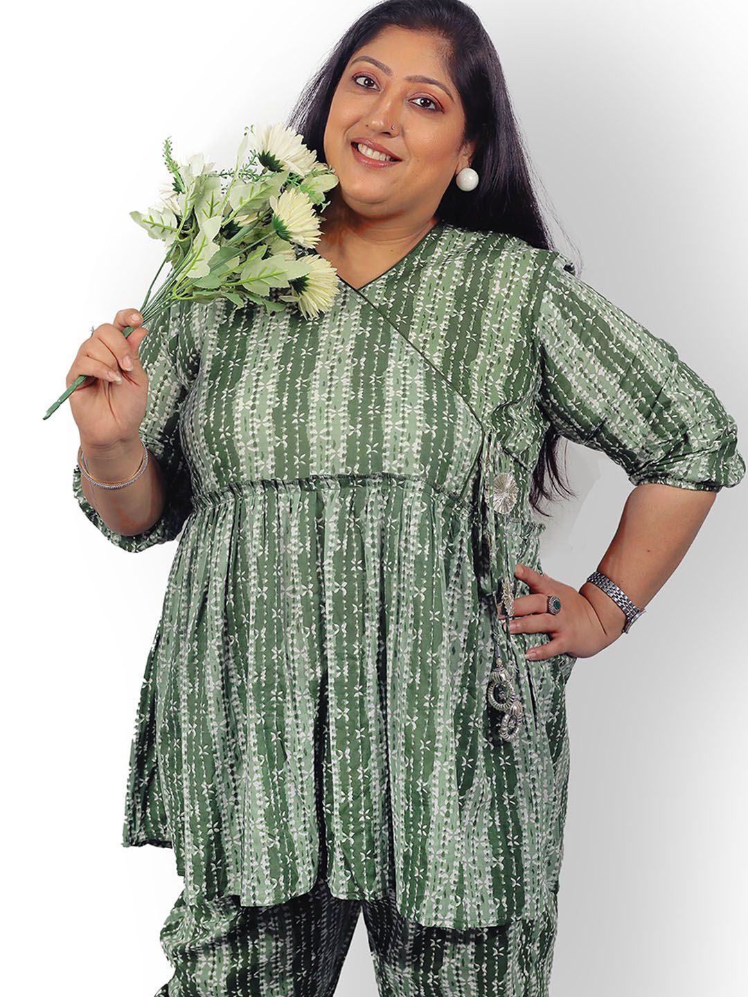 Green Hand Block Co-Ord Set — view 1