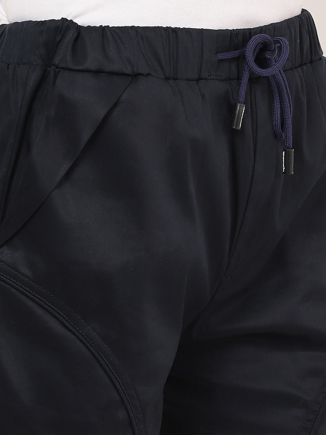 Blue Skinny Fit Shorts — view 5