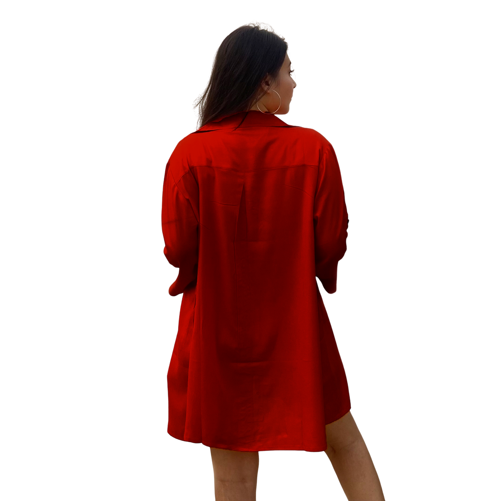 Red Oversize Shirt