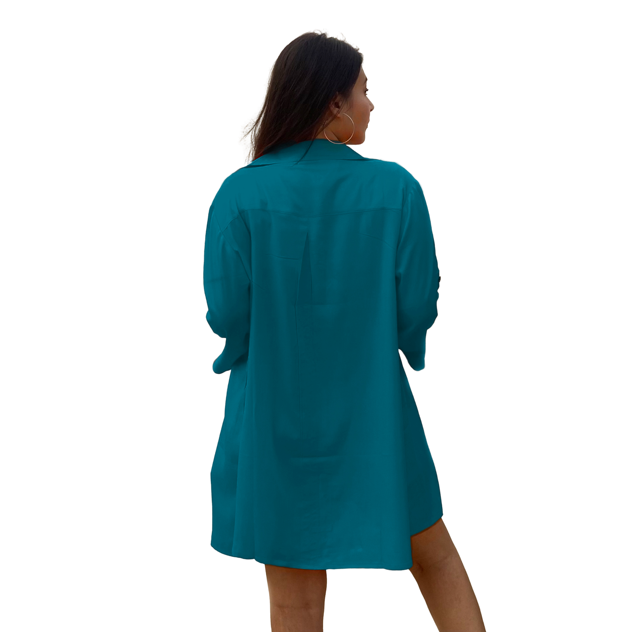 Turquoise Oversize Shirt