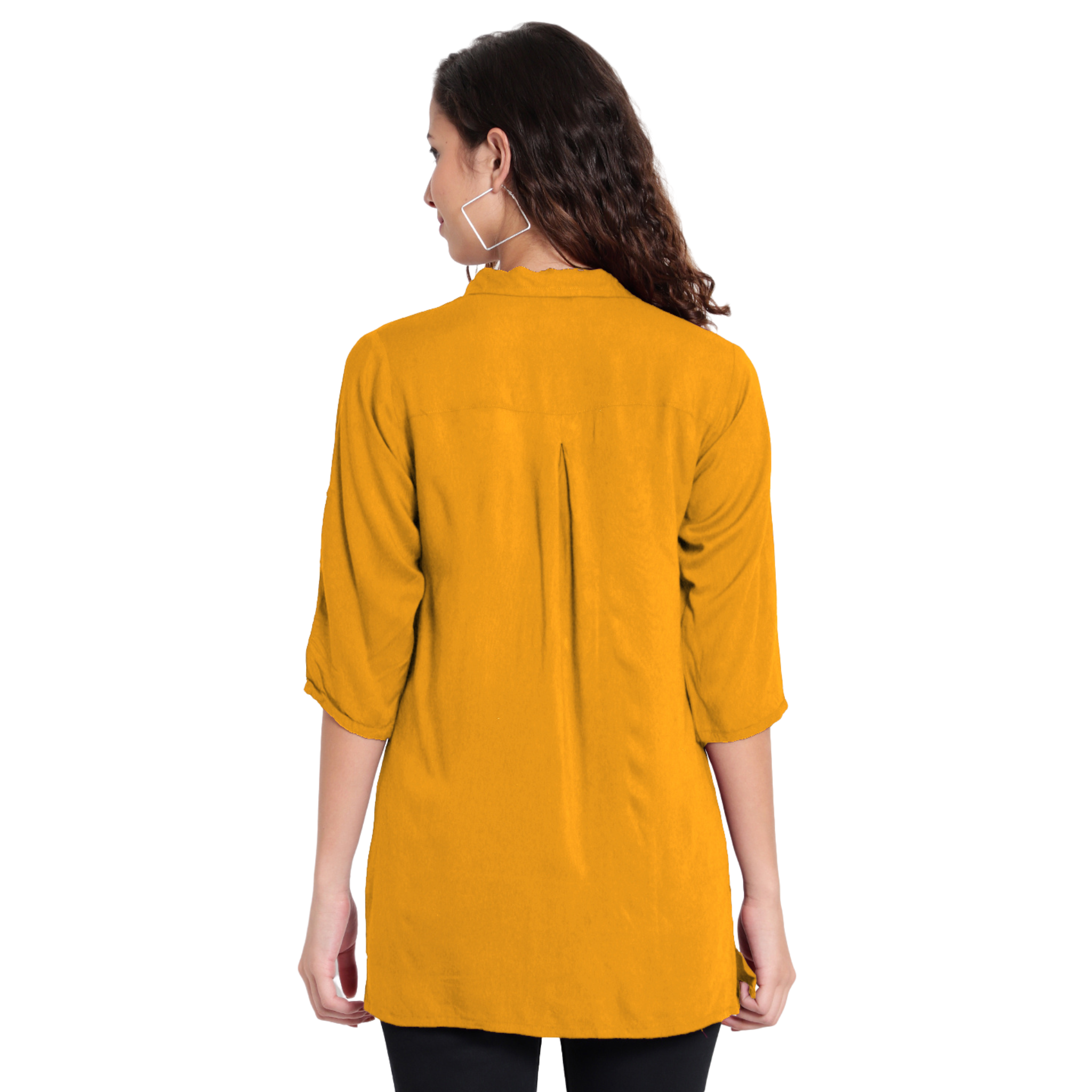 Mustard Longline Shirt