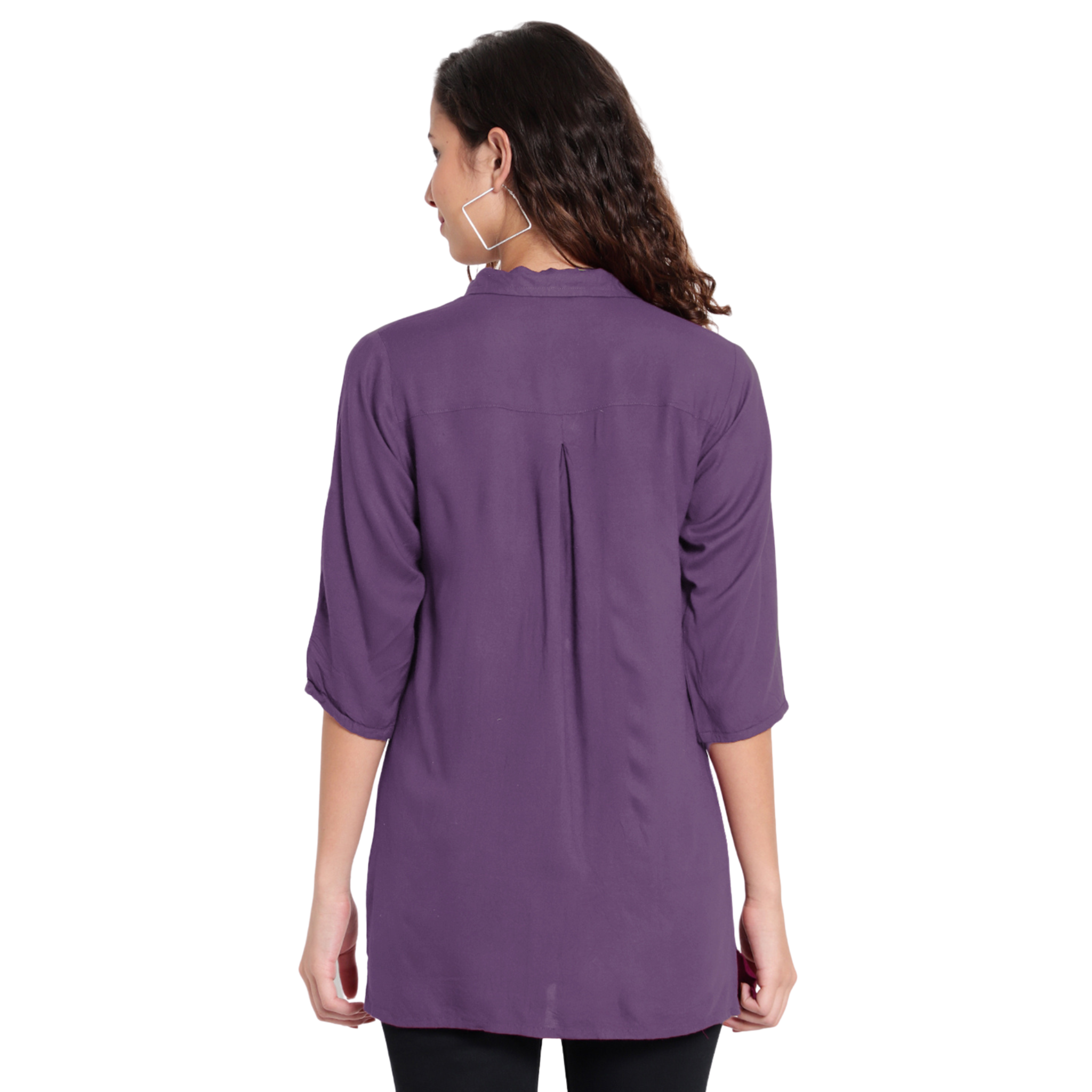 Lavender Longline Shirt