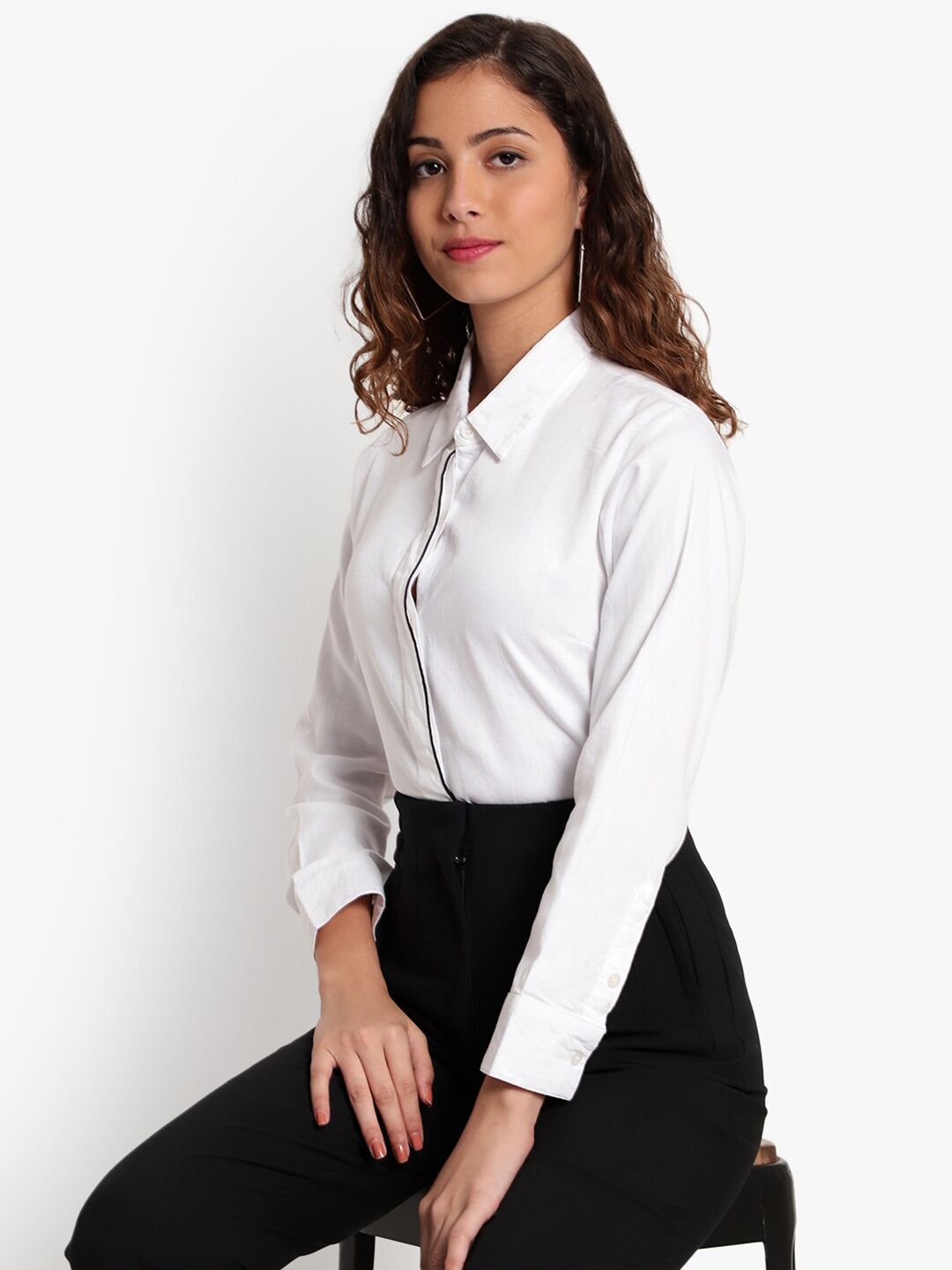 White Formal Shirt — view 7