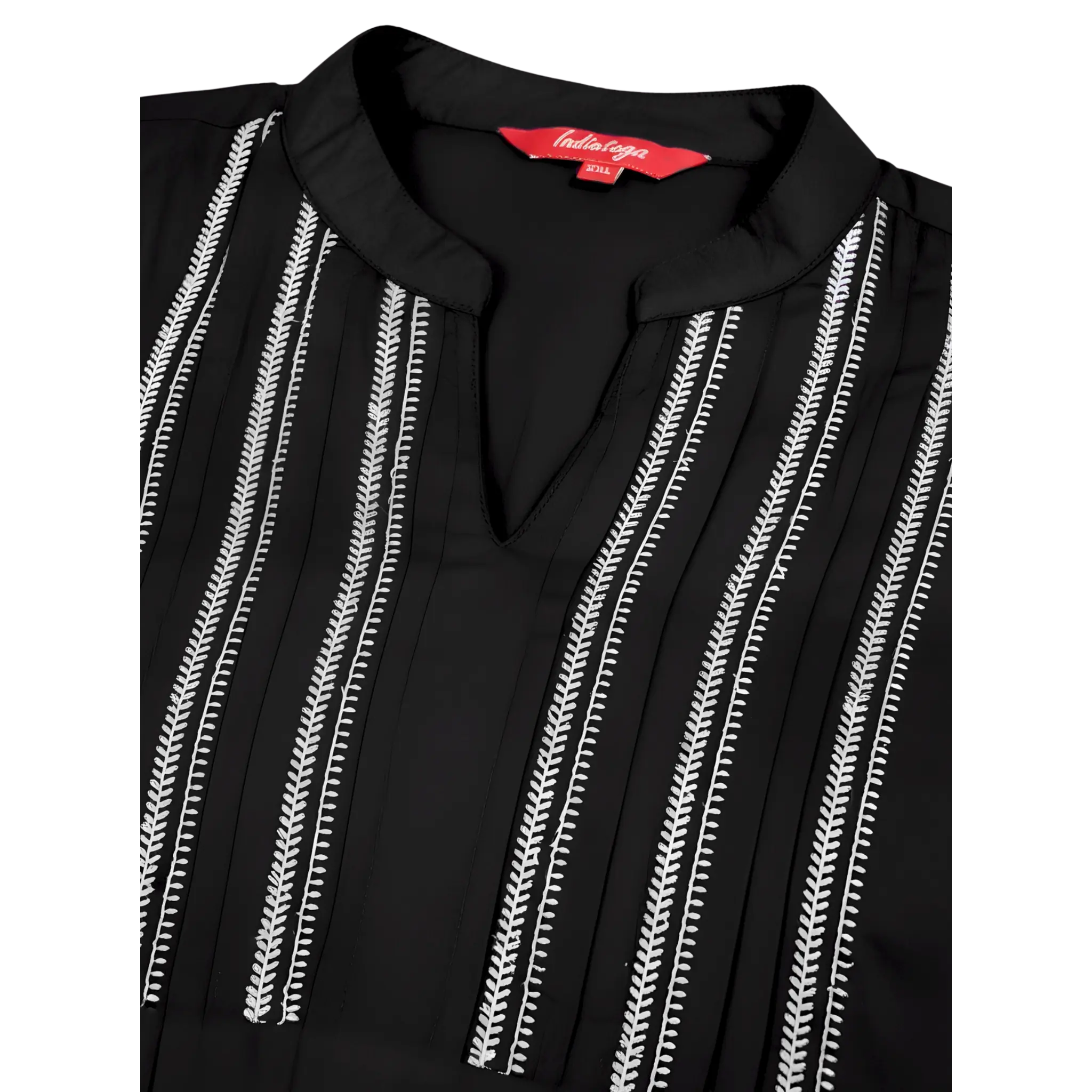 Black Embroidered Tunic