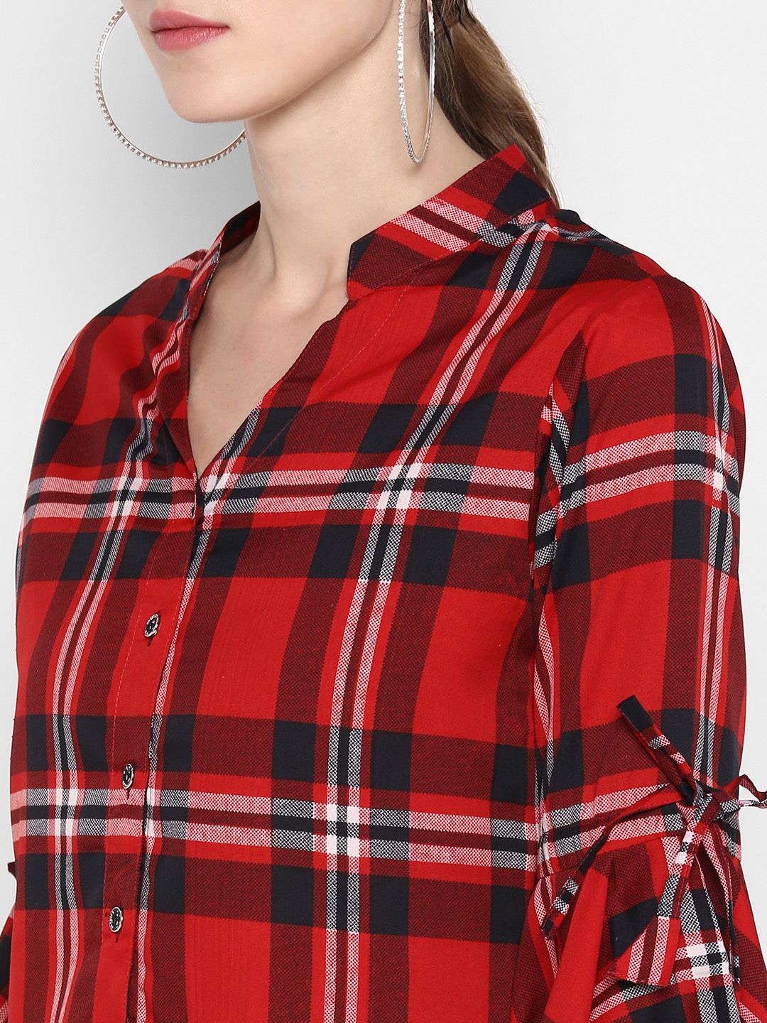 Red And Black Checkered Shirt — view 2