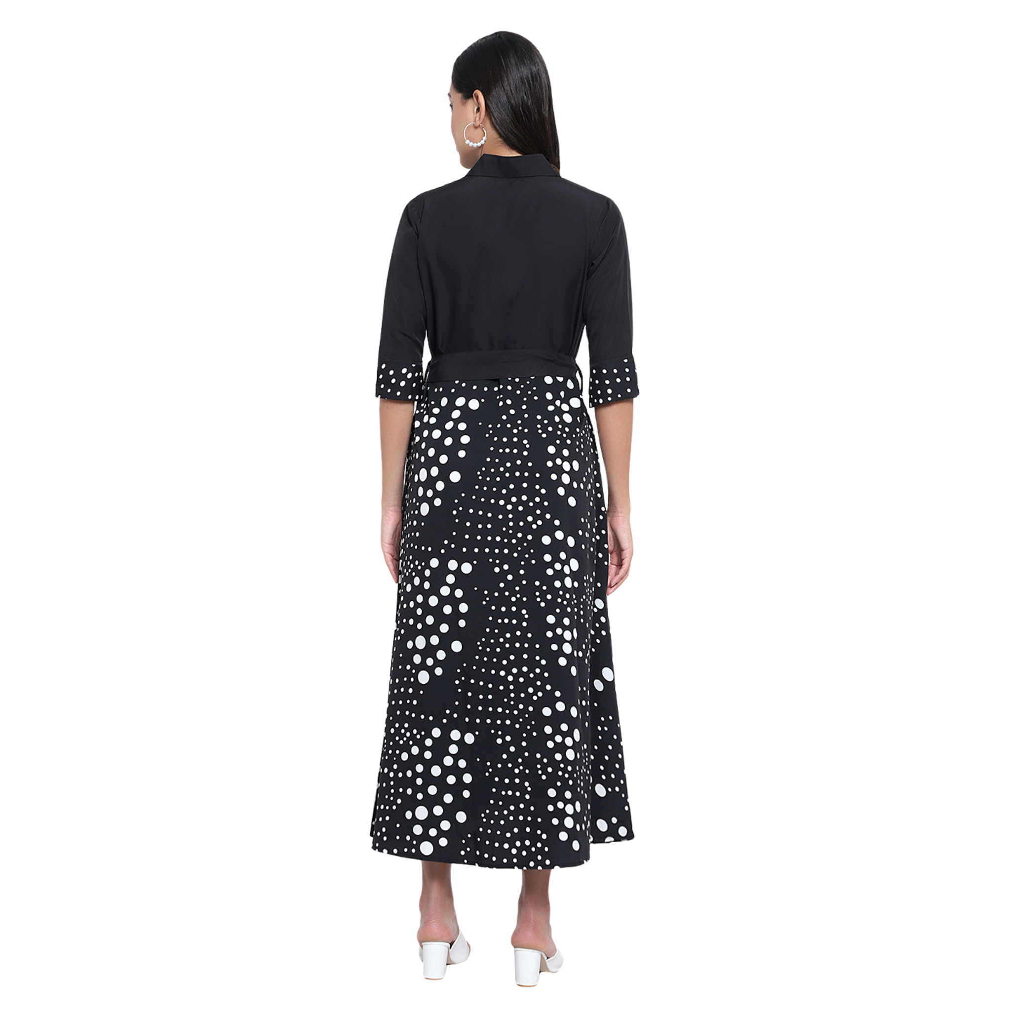 Black & White Polka Dot Dress