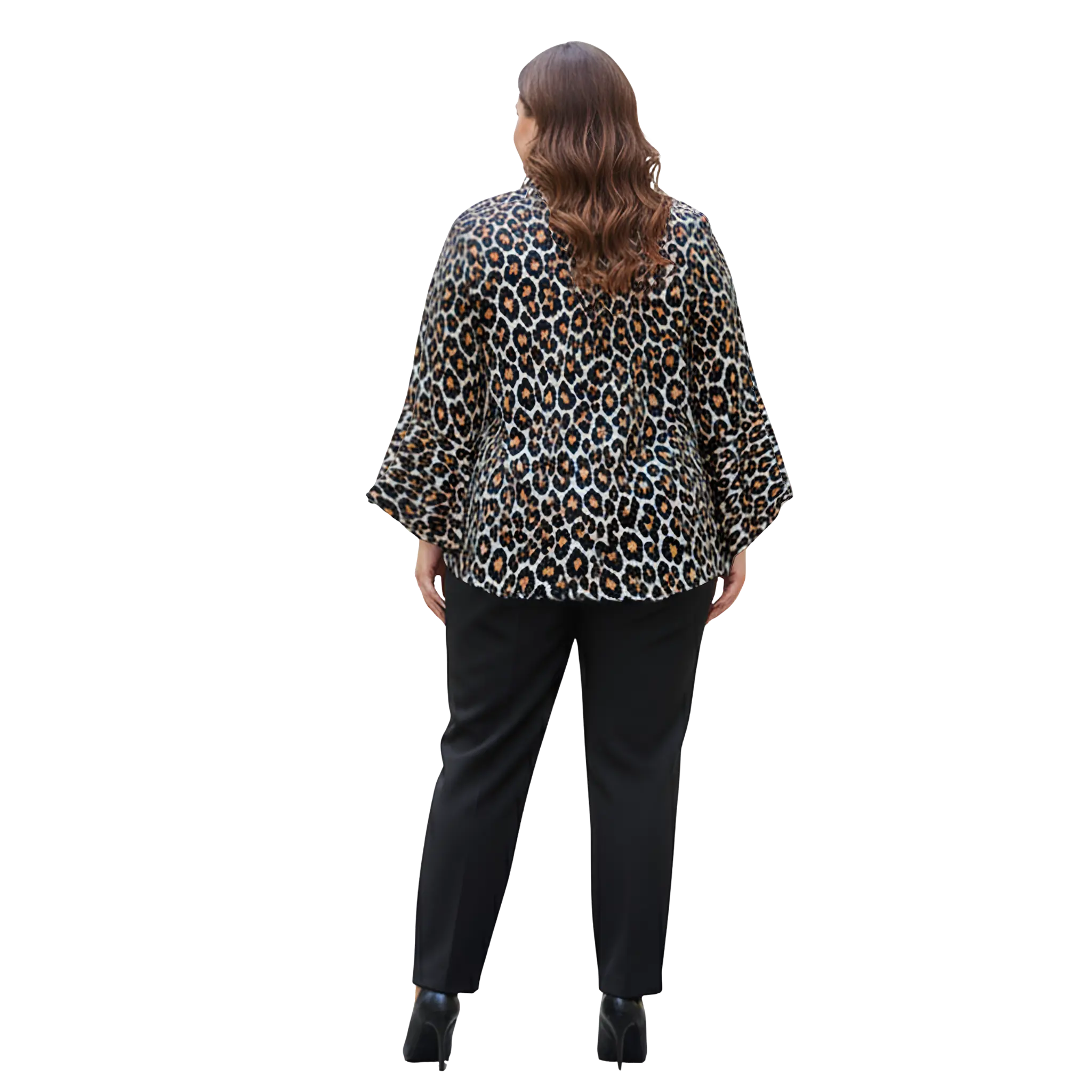 Animal Print Satin Shirt