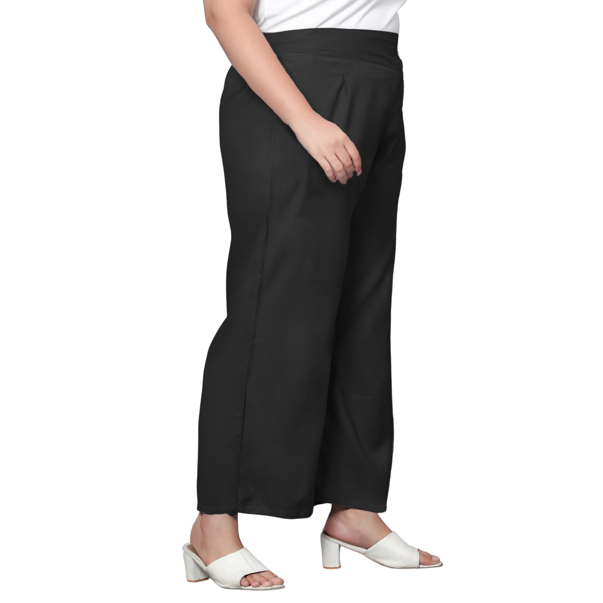 Black Plus Size Trousers