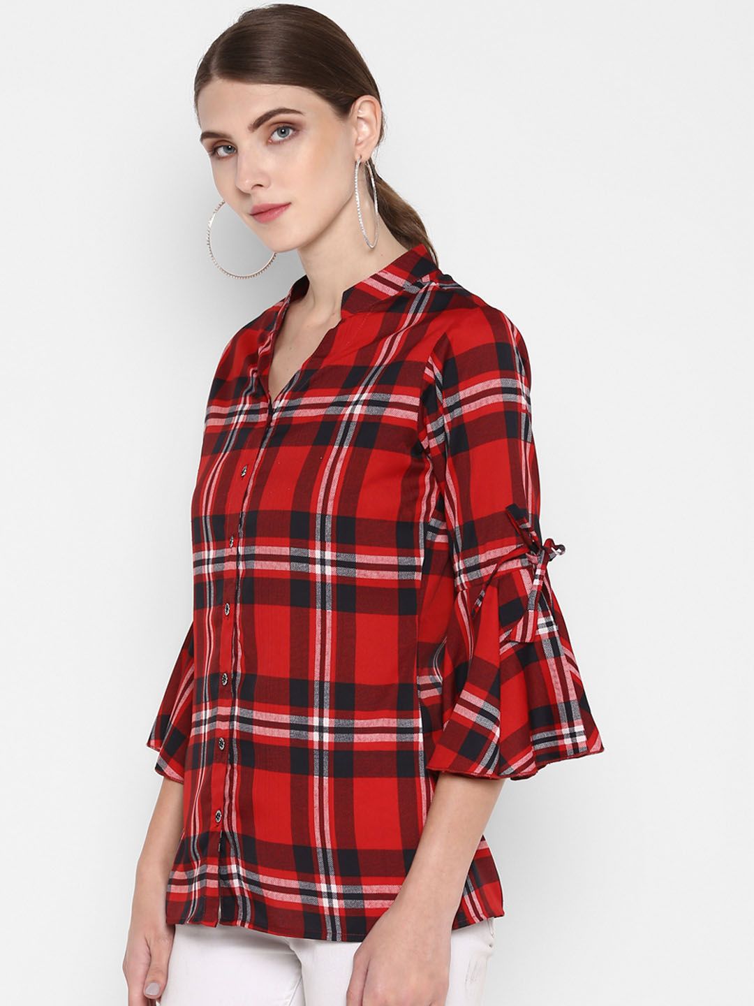 Red And Black Checkered Shirt — view 3