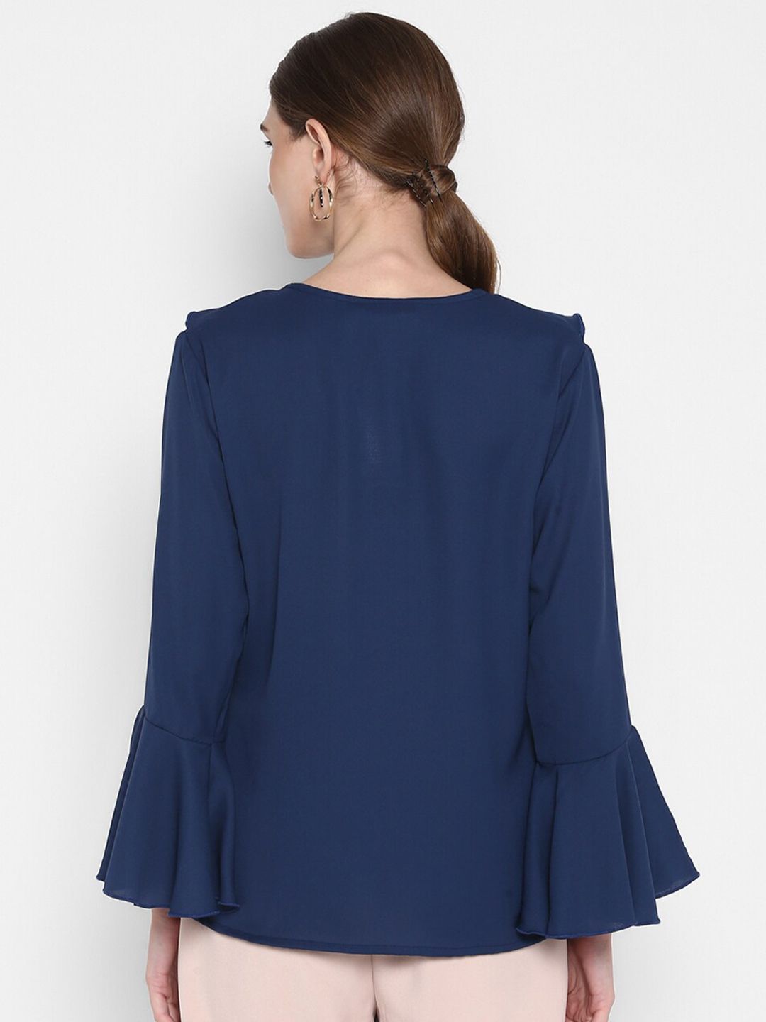 Blue Flared Top — view 5