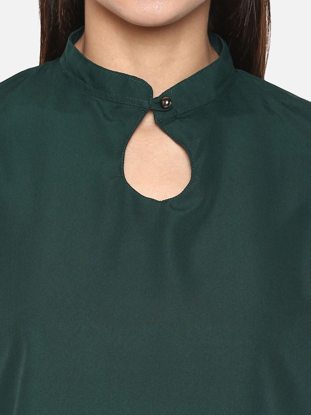 Green Georgette Top — view 6