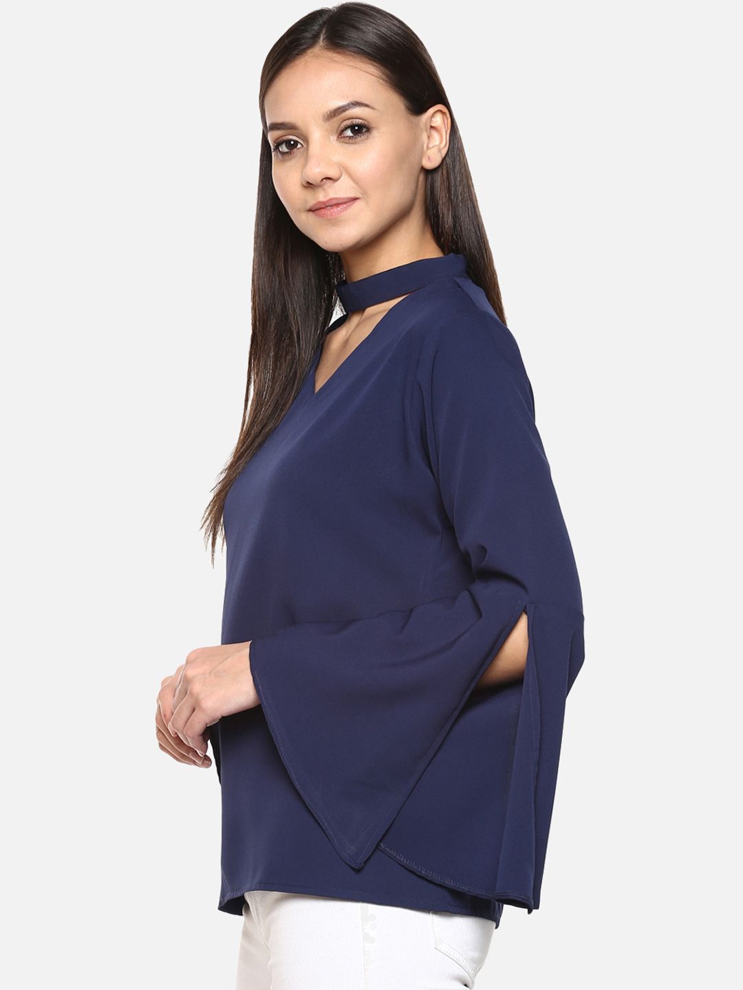 Blue Choker Top — view 3