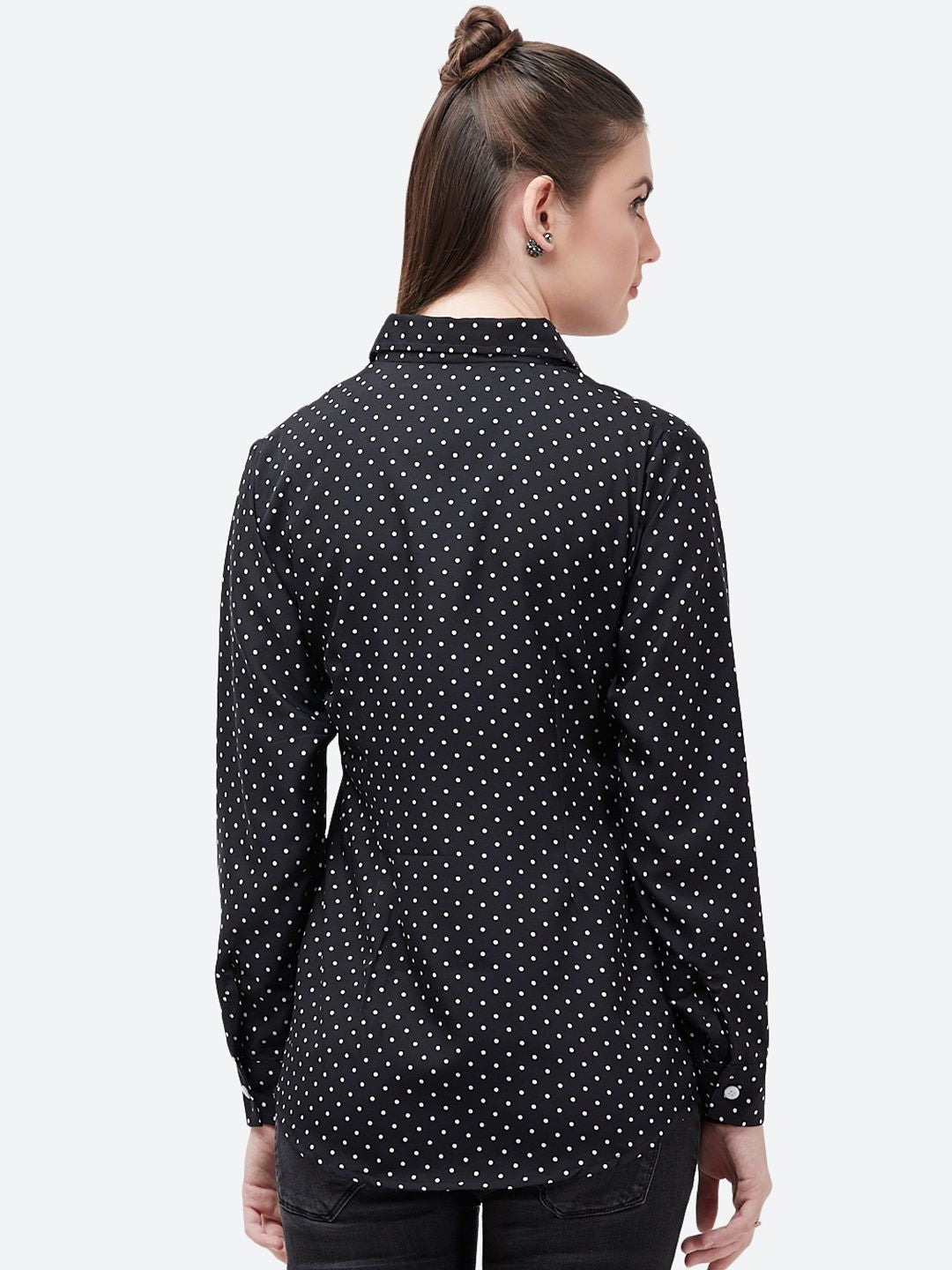 Black Polka Dot Shirt — view 10