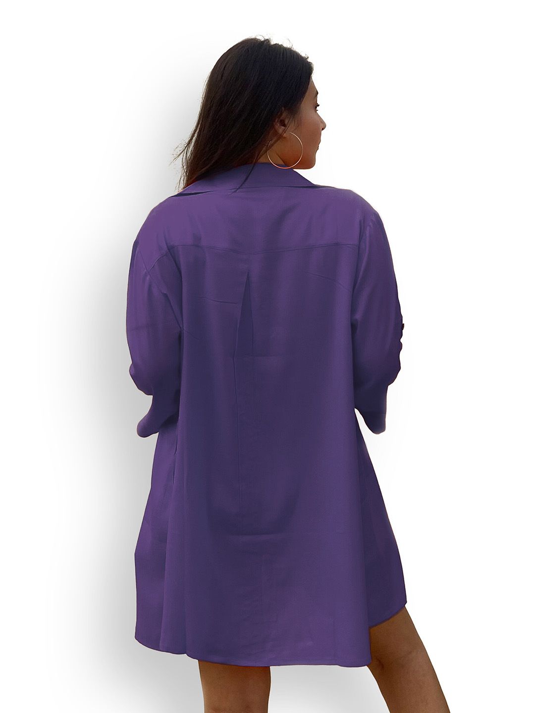 Lavender Oversize Shirt — view 4