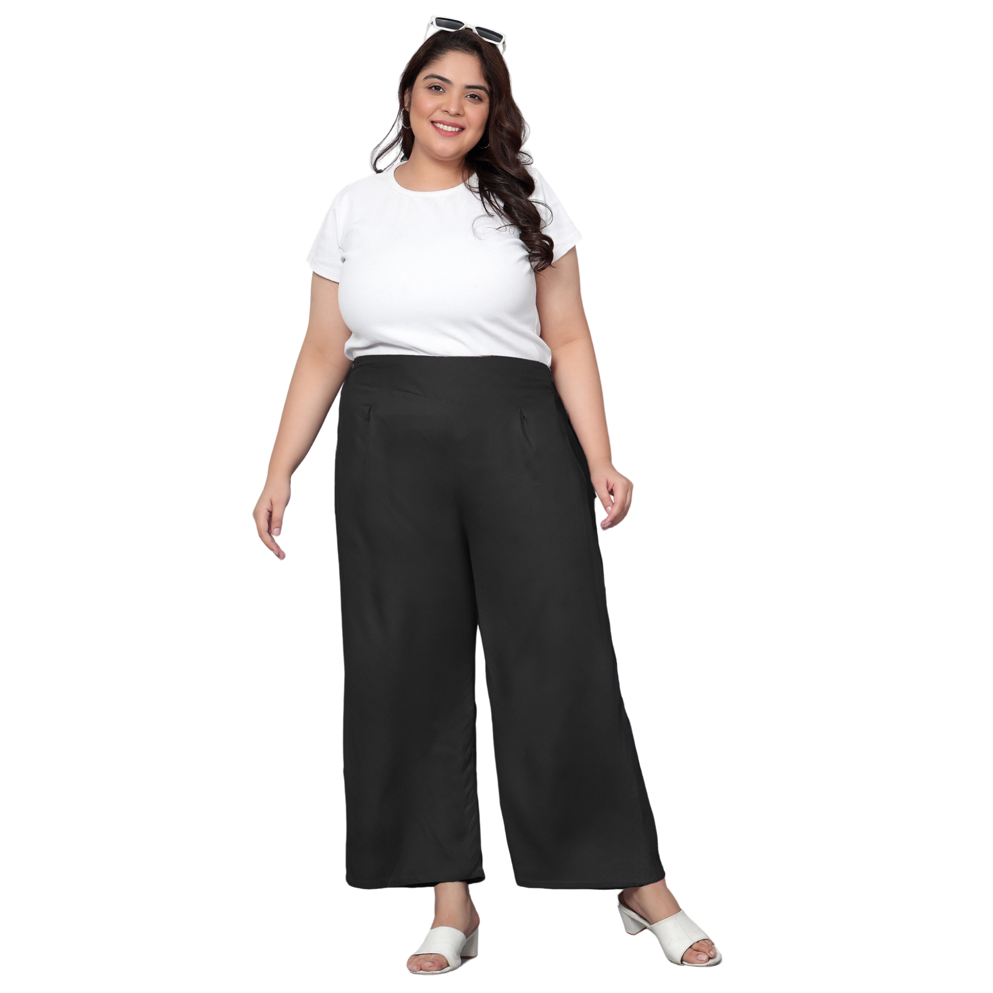 Black Plus Size Trousers